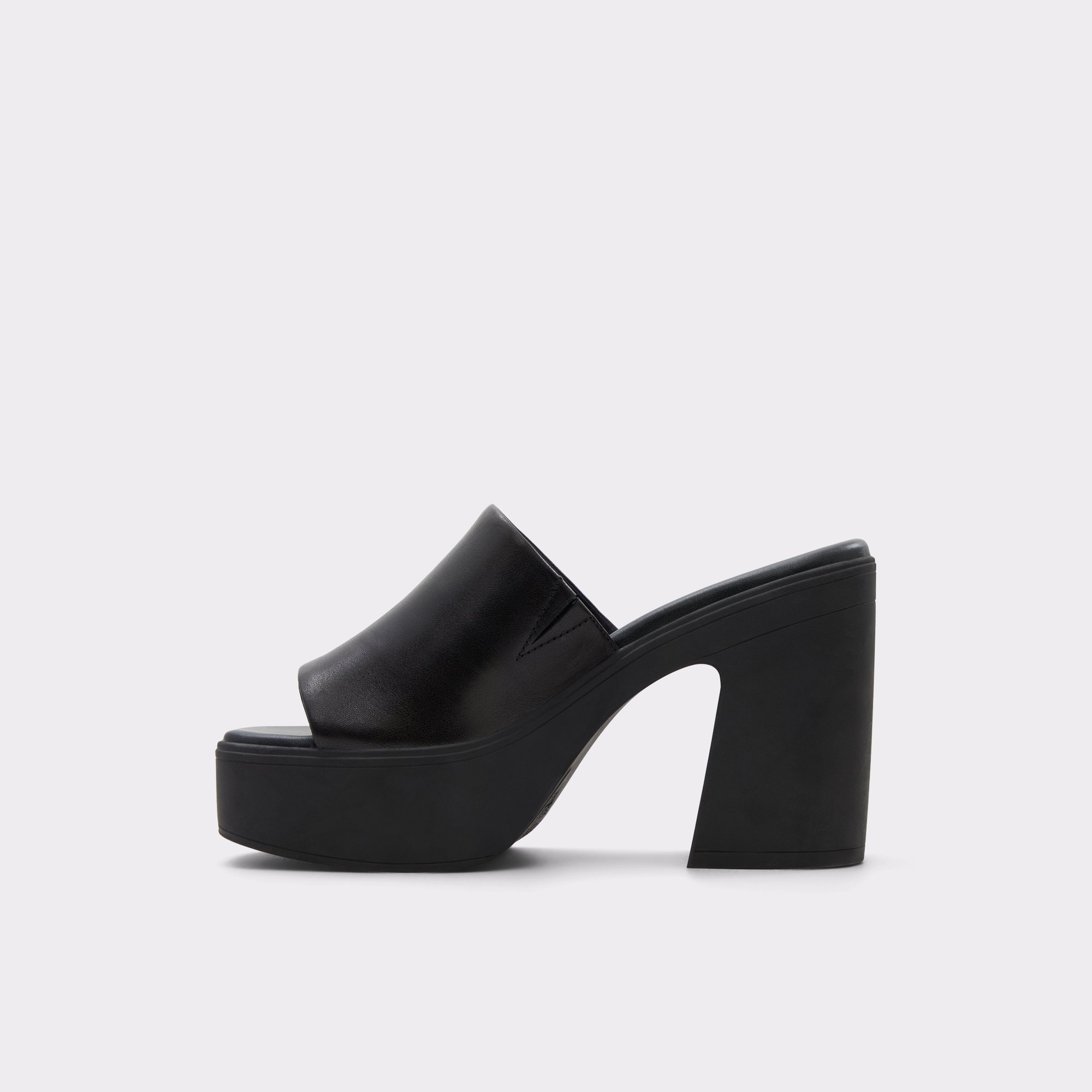 Maysee Other Black Leather Smooth Women's Mule slides | ALDO Canada