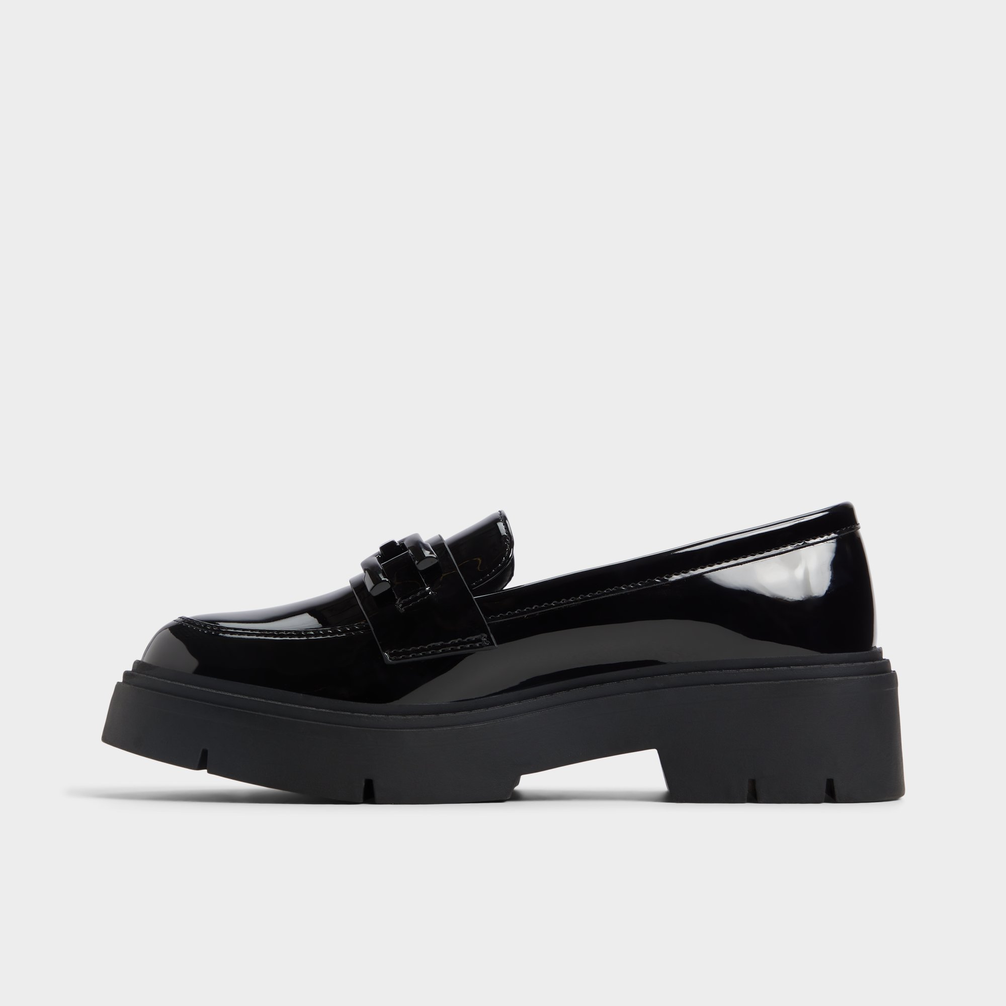 Mazey Black Synthetic Patent Women's Loafers & Oxfords | ALDO US