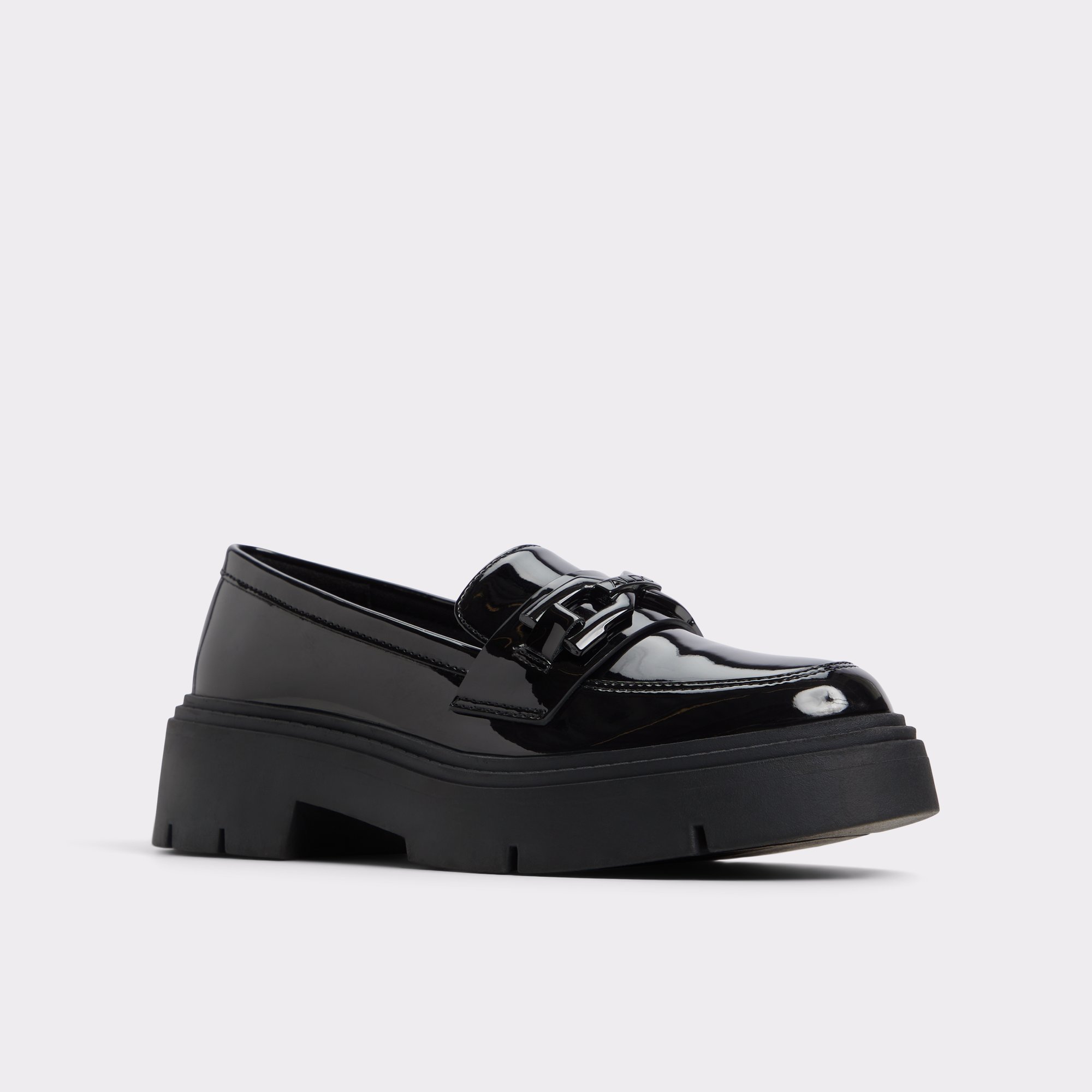 Mazey Black Synthetic Patent Women's Loafers & Oxfords | ALDO Canada