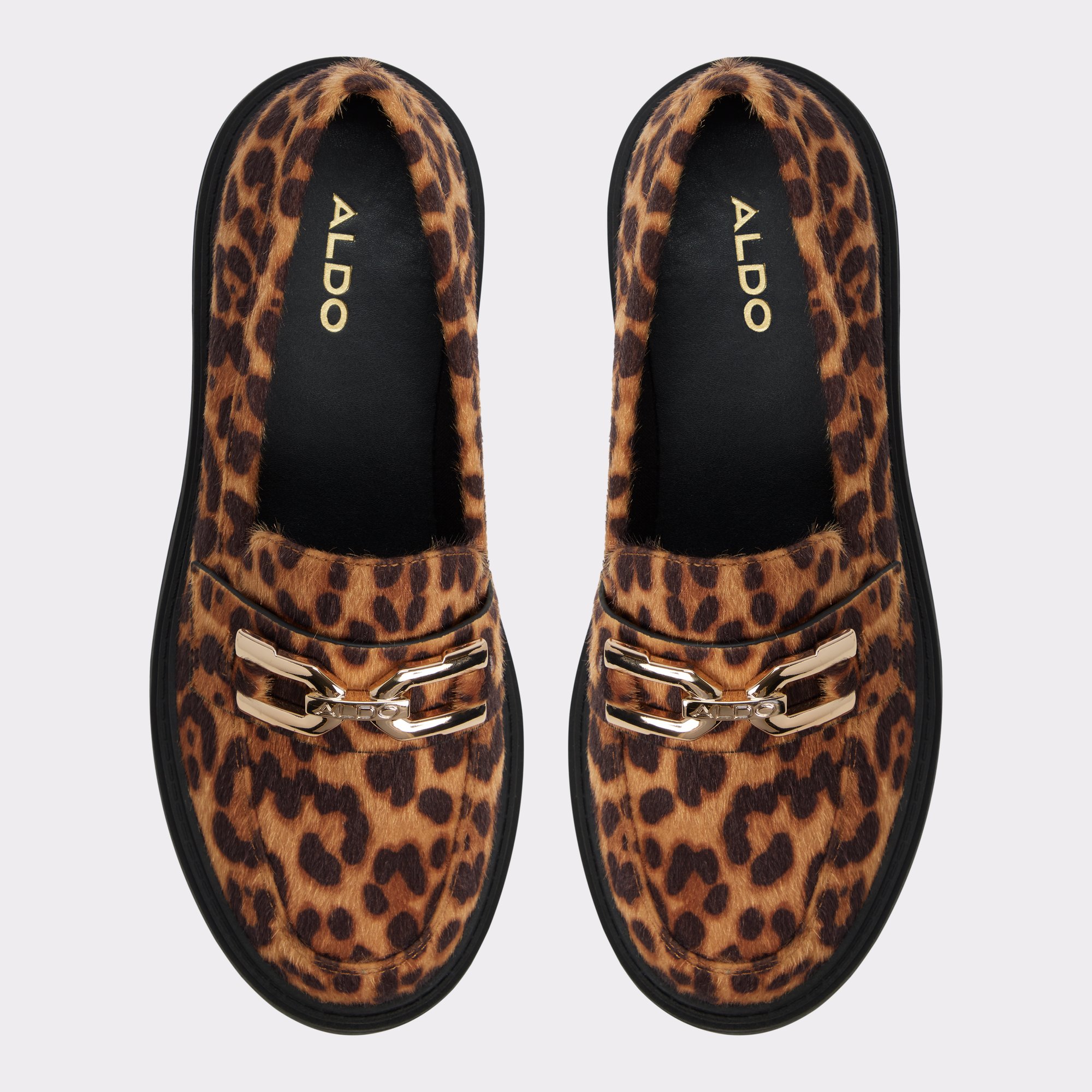 Mazey Black/Gold Multi Women's Loafers & Oxfords | ALDO Canada