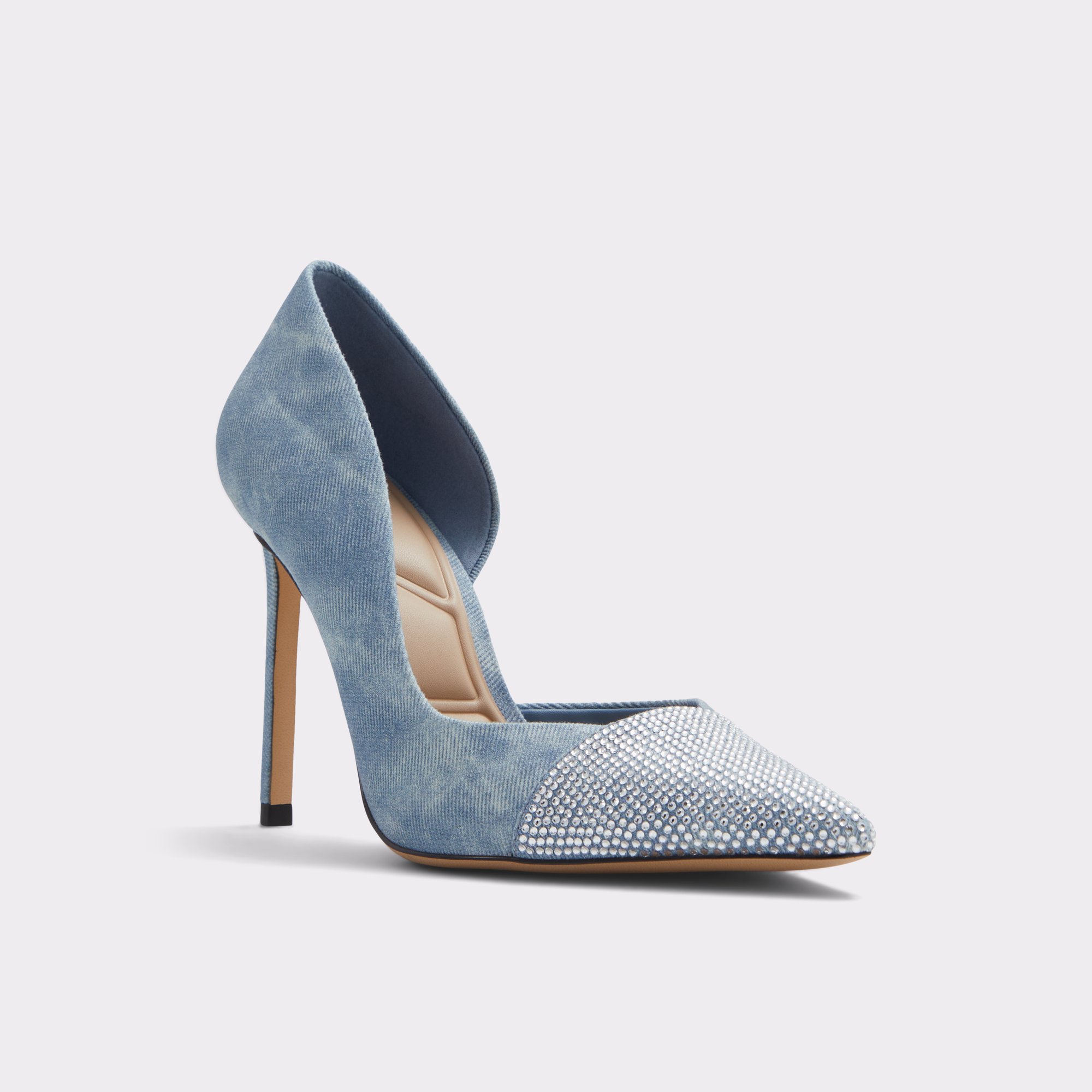 Mazy Medium Blue Women's Heels | ALDO Canada