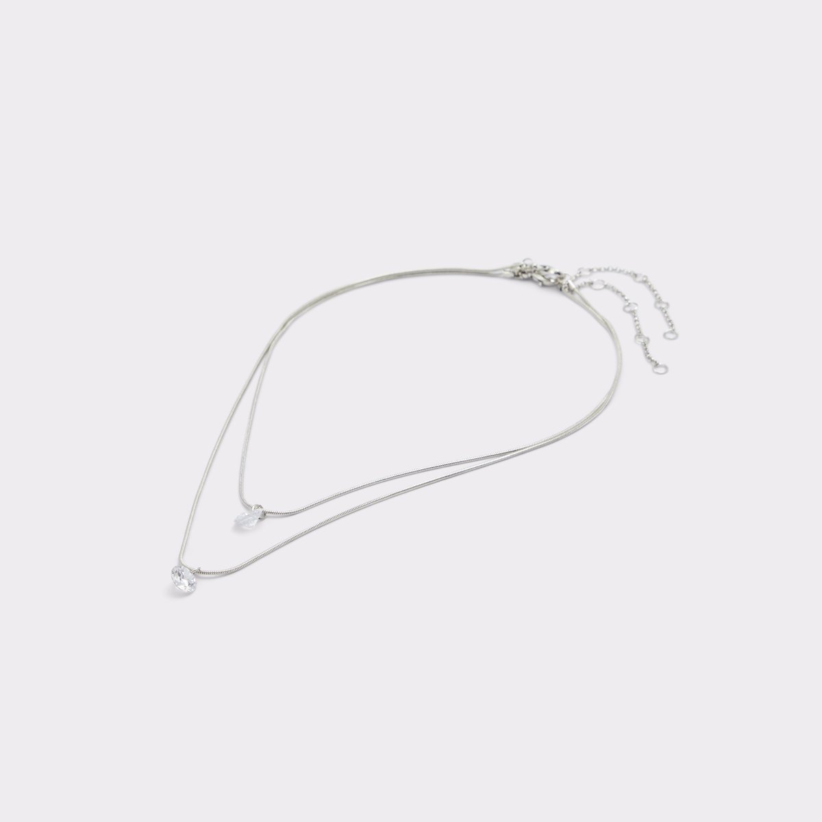 Mealonnie Silver/Clear Multi Women's Necklaces | ALDO Canada