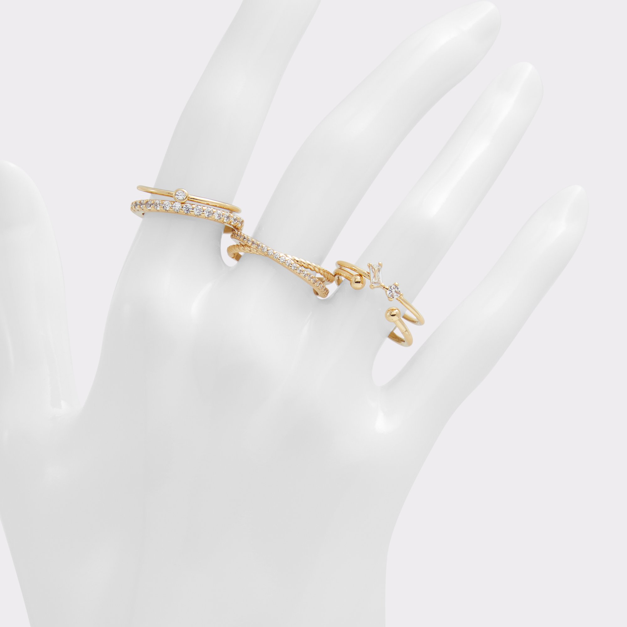 Meeranda Gold/Clear Multi Women's Rings | ALDO Canada