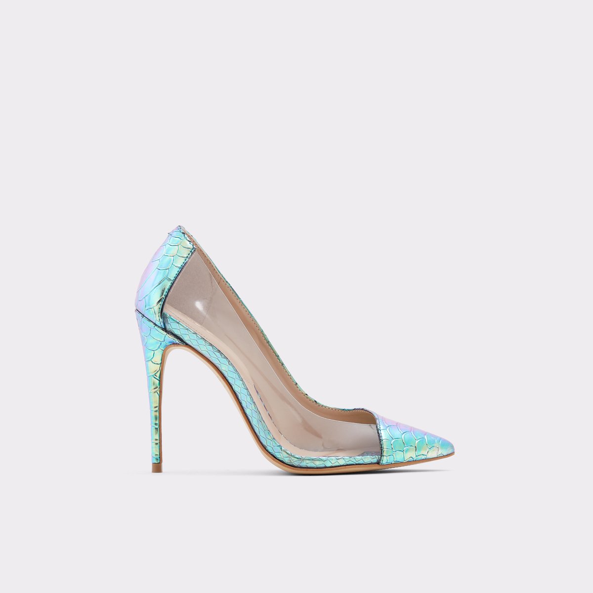 aldo blue heels