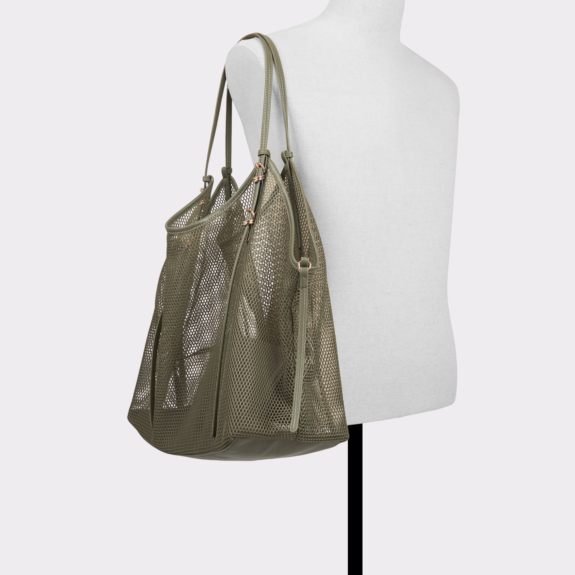 Meshcarry Khaki Women's Tote & Satchel bags | ALDO US