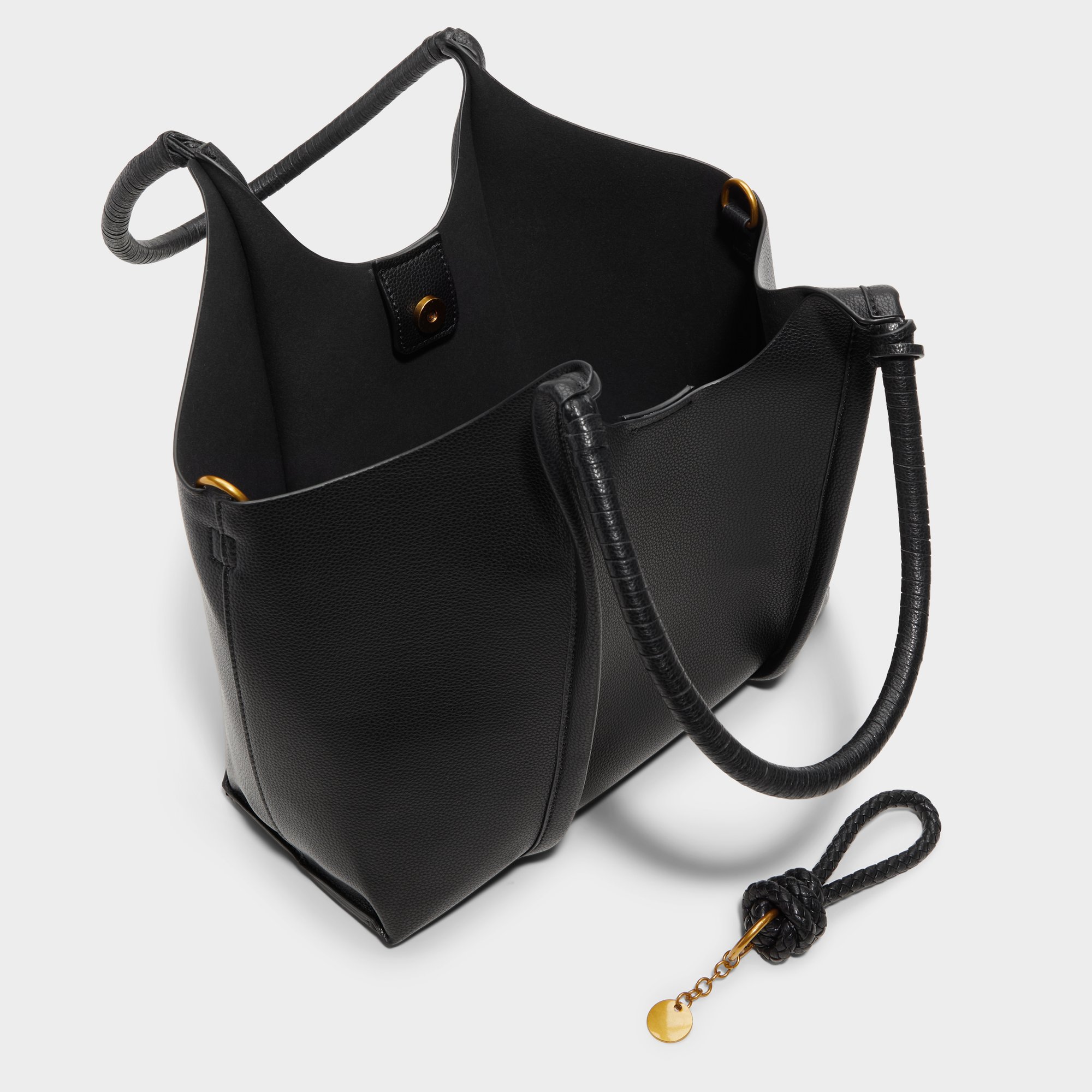 Midtobo Black Overflow Women's Tote & Satchel bags | ALDO Canada
