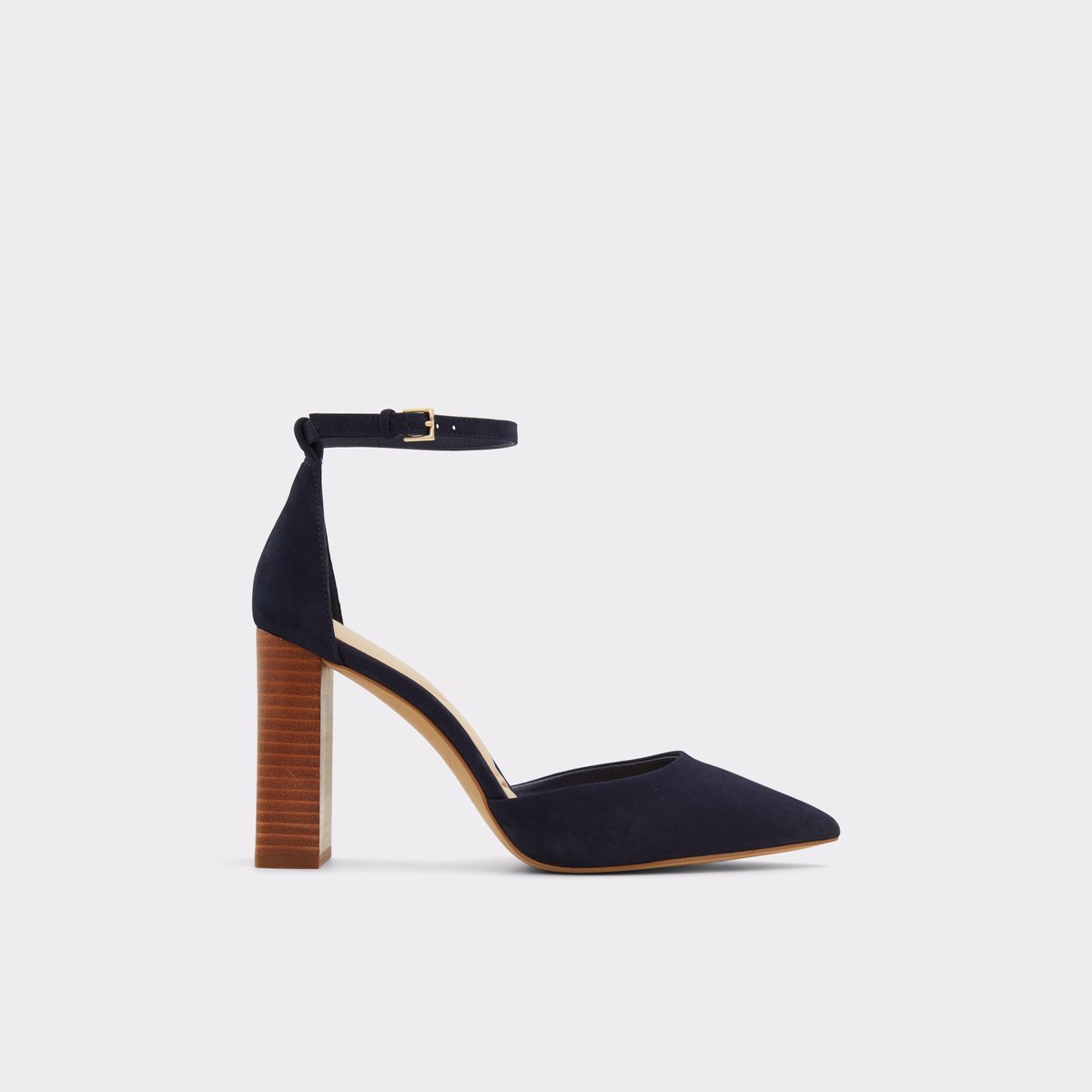 Aldo navy cheap blue heels