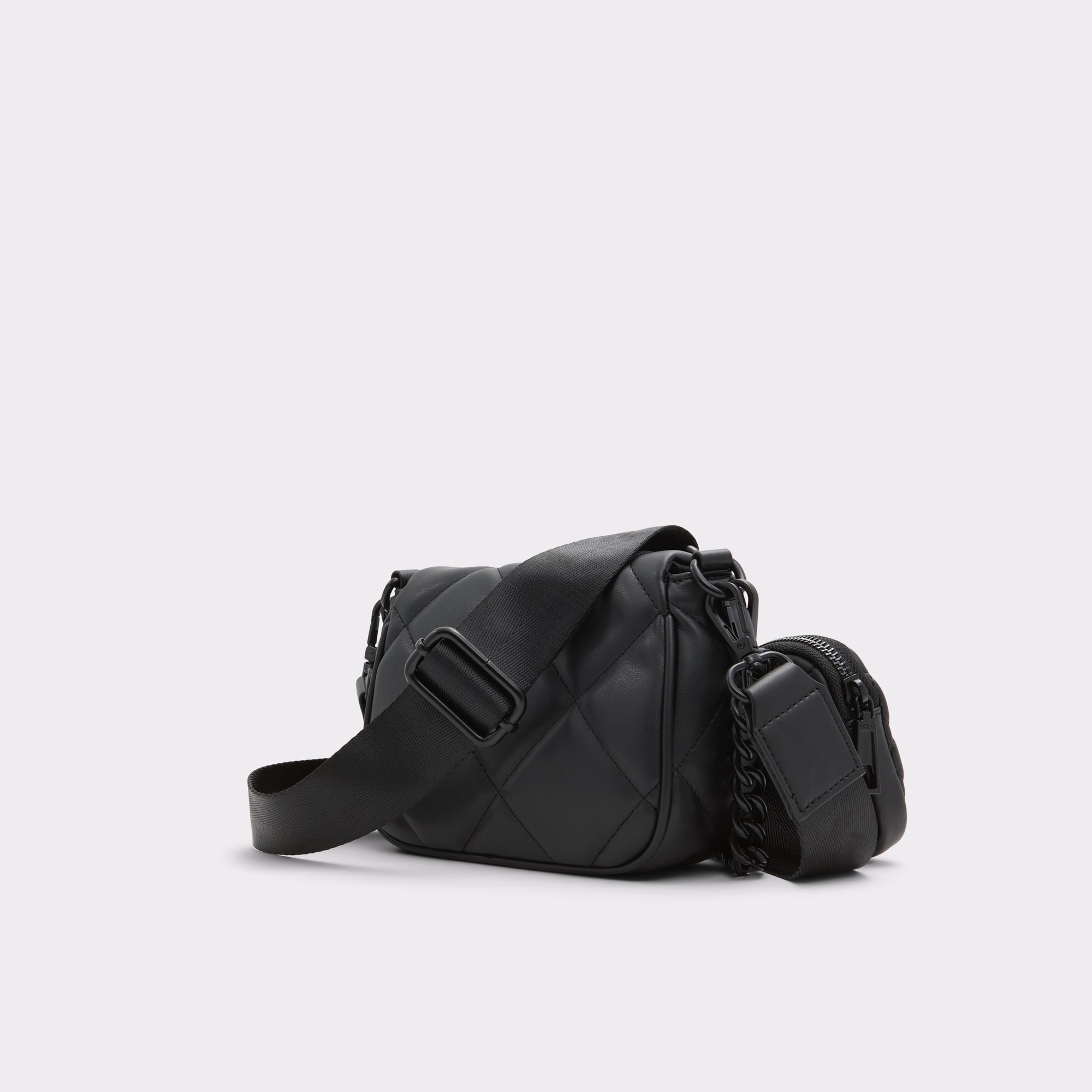 ALDO – Pythonia – Kleine Tasche in Schwarz mit Kette