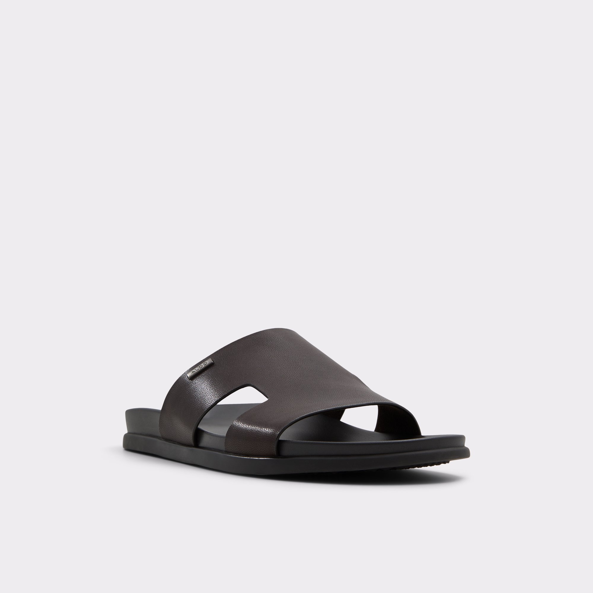 Mondi Dark Brown Men's Slides | ALDO Canada