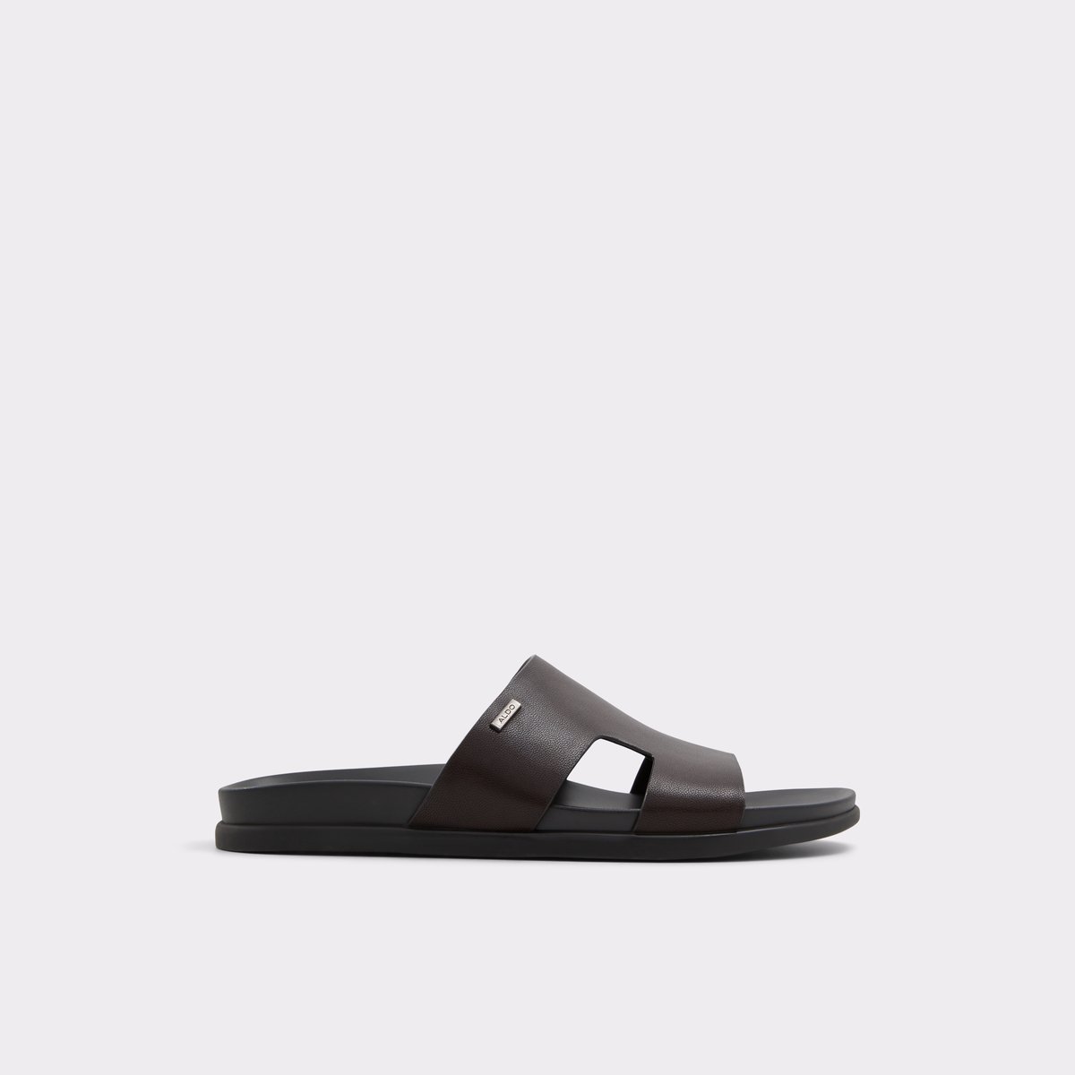 Mondi Dark Brown Men's Slides | ALDO Canada