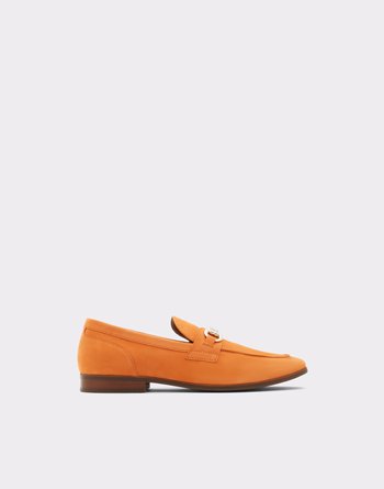 알도 로퍼 ALDO Monetto Orange Mens Loafers &amp; Slip-Ons