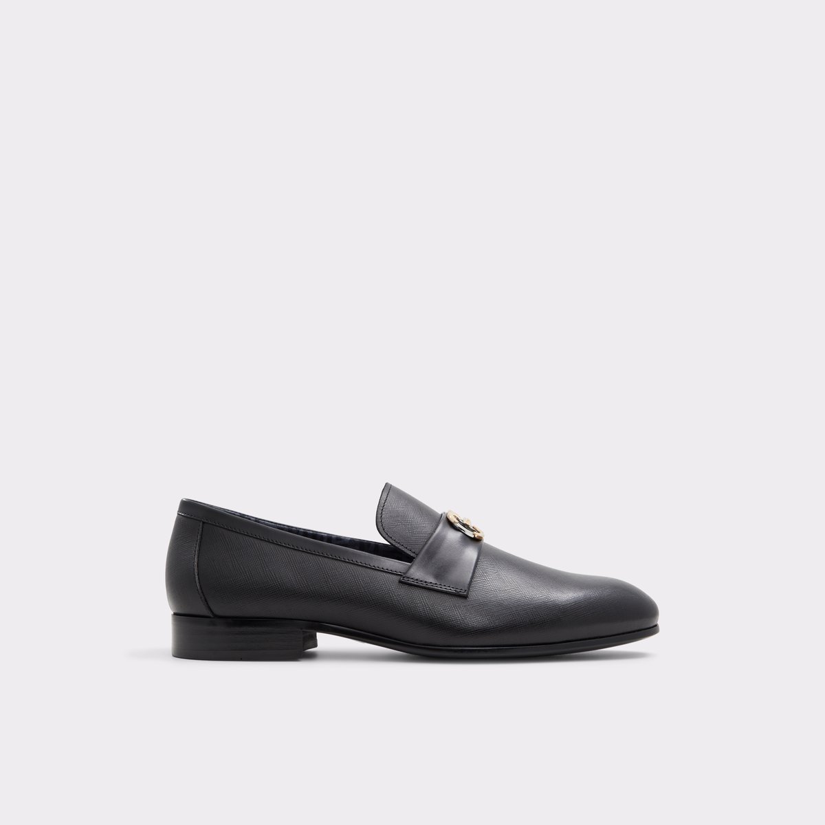 Montecarlo Black Leather Embossed Men's Loafers & Slip-Ons | ALDO Canada