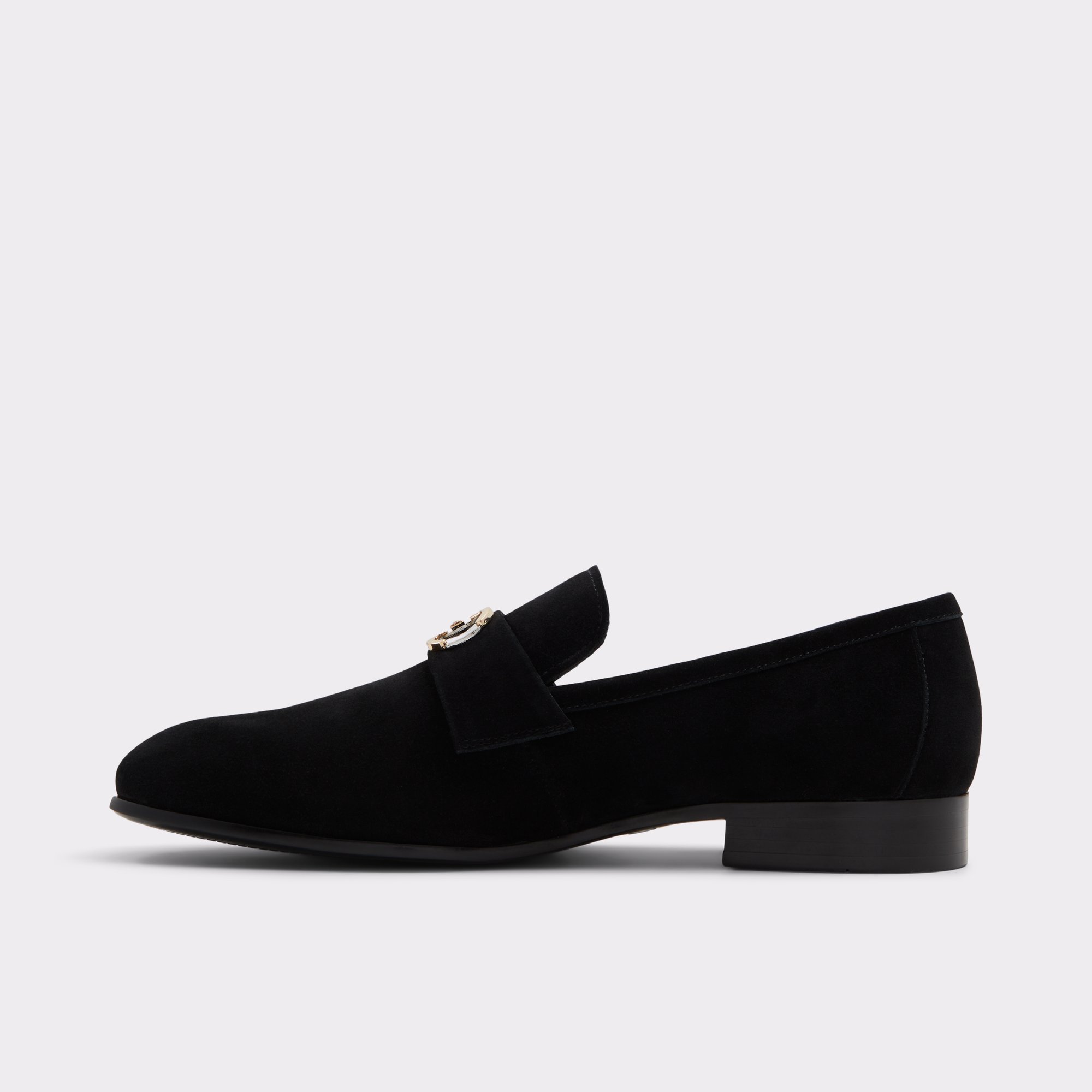 Montecarlo Black Leather Suede Men's Loafers & Slip-Ons | ALDO US