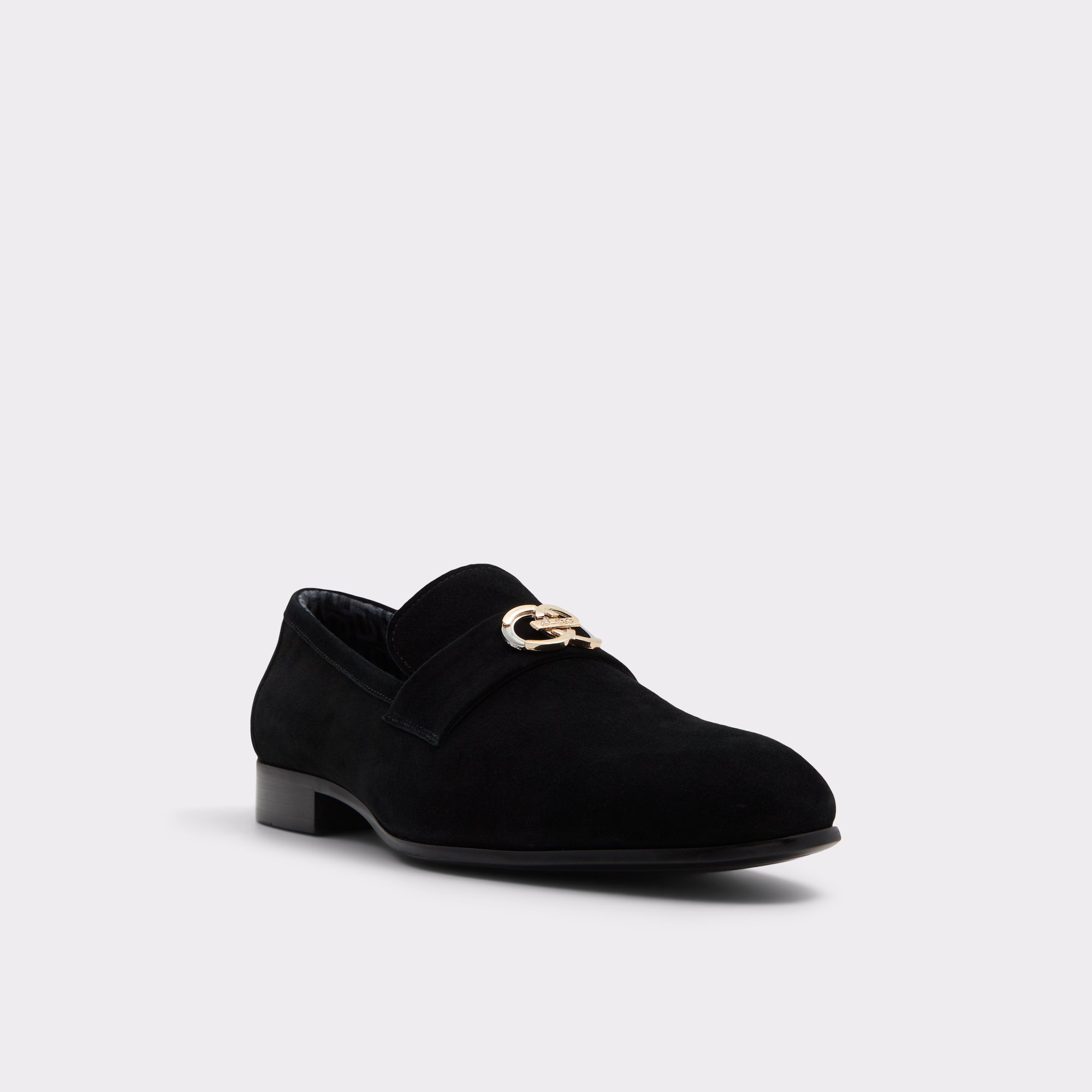 Montecarlo Black Leather Suede Men's Loafers & Slip-Ons | ALDO Canada