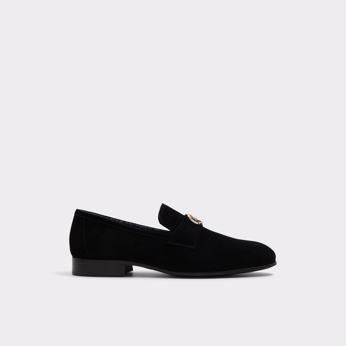 Montecarlo Black Leather Suede Men's Loafers & Slip-Ons | ALDO Canada