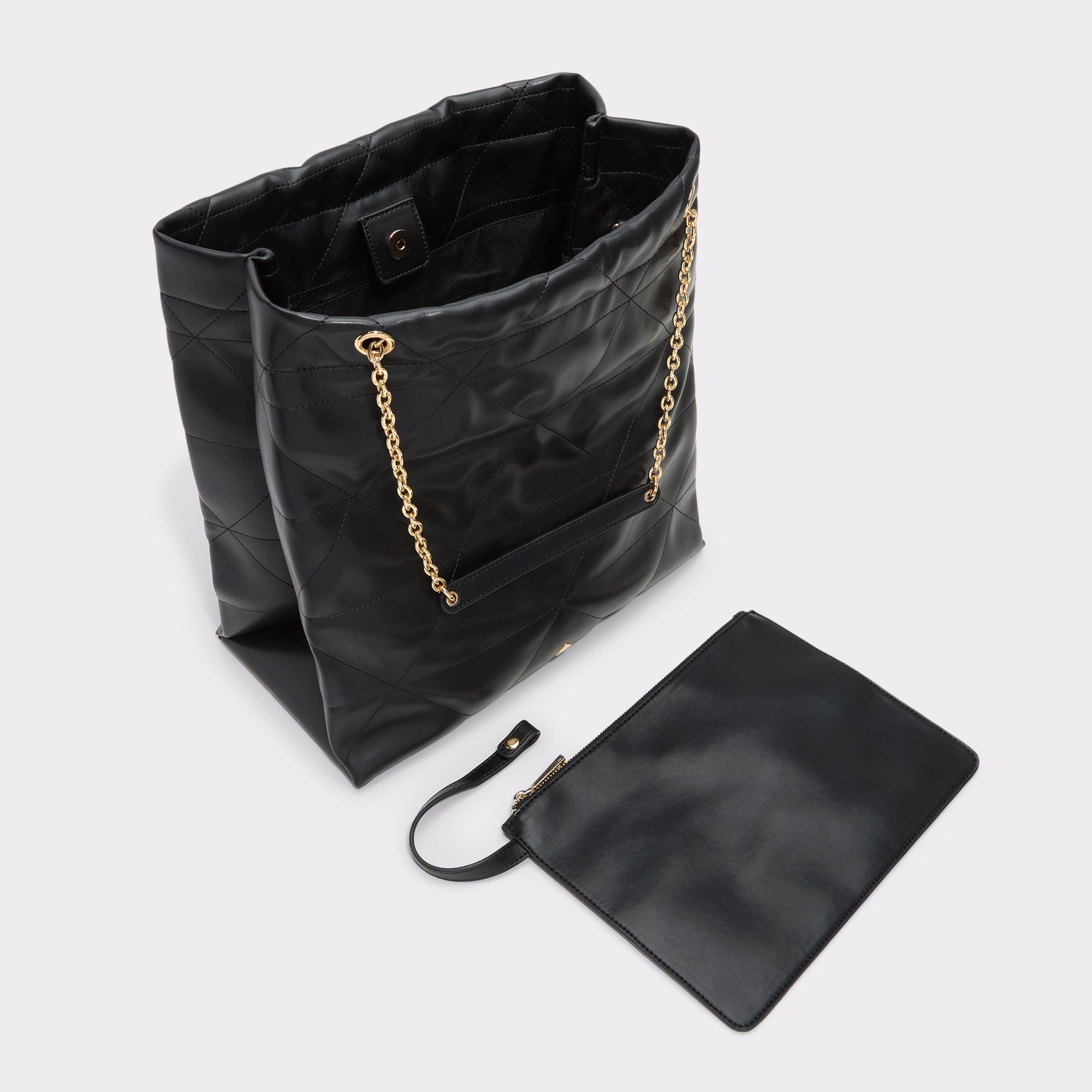 Morganex Black Overflow Women's Tote & Satchel bags | ALDO Canada