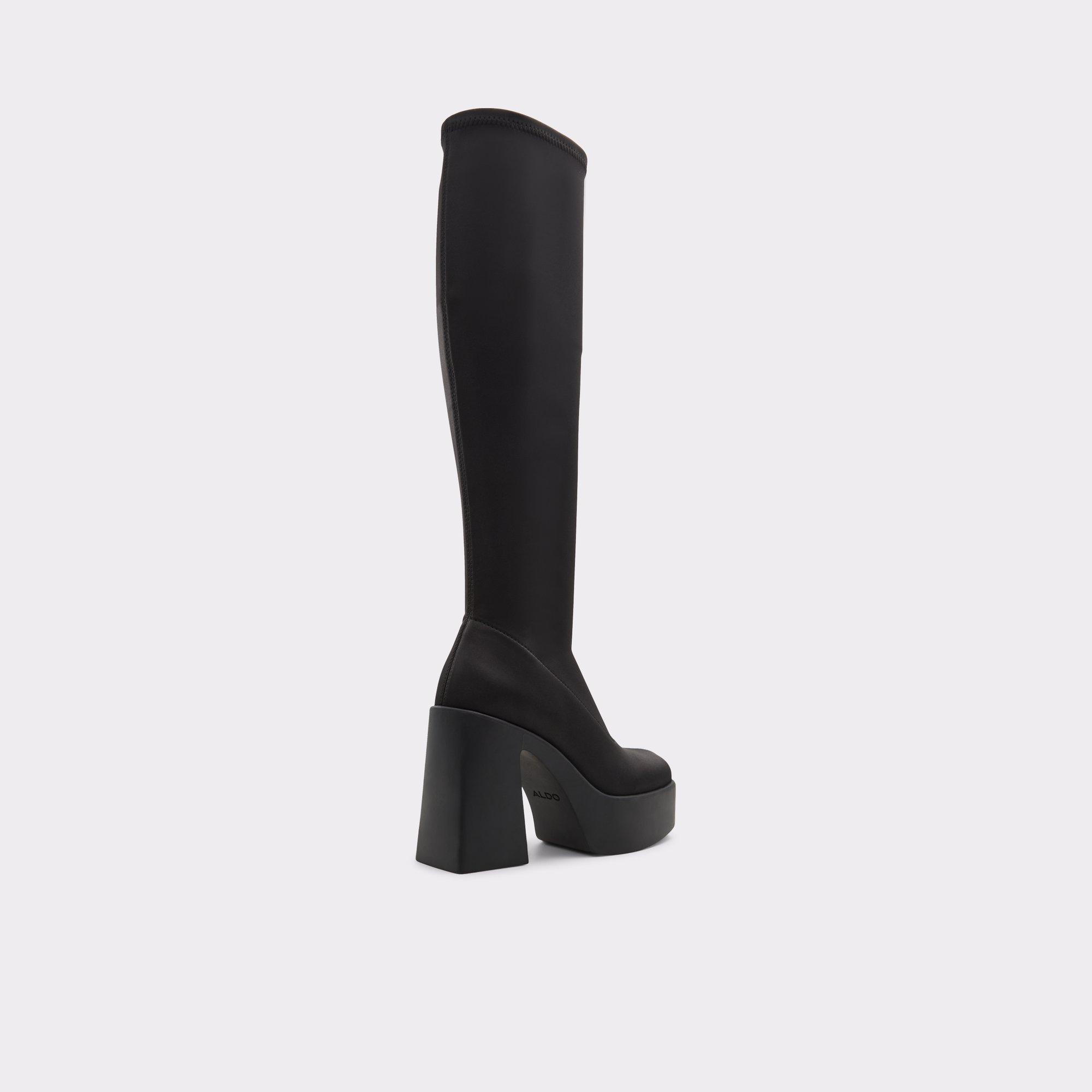 Moulin Black Textile Women's Dress heeled boots | ALDO US