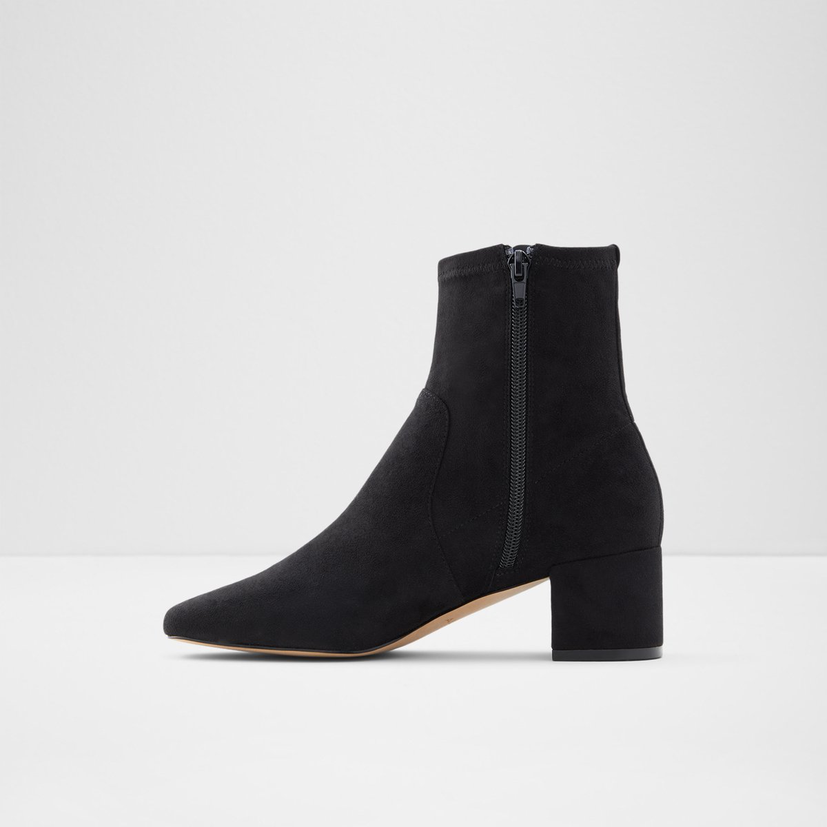 aldo black suede ankle boots