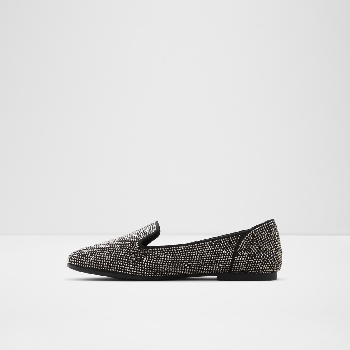 Mythimna Black Textile Mixed Material Women's Loafers & Oxfords | ALDO ...