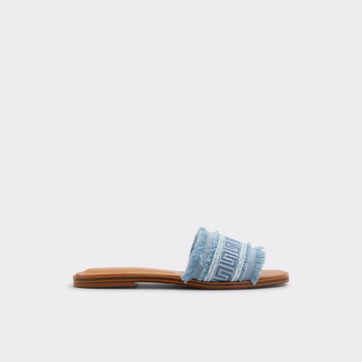 Nalani Medium Blue Women's Flat Sandals | ALDO US