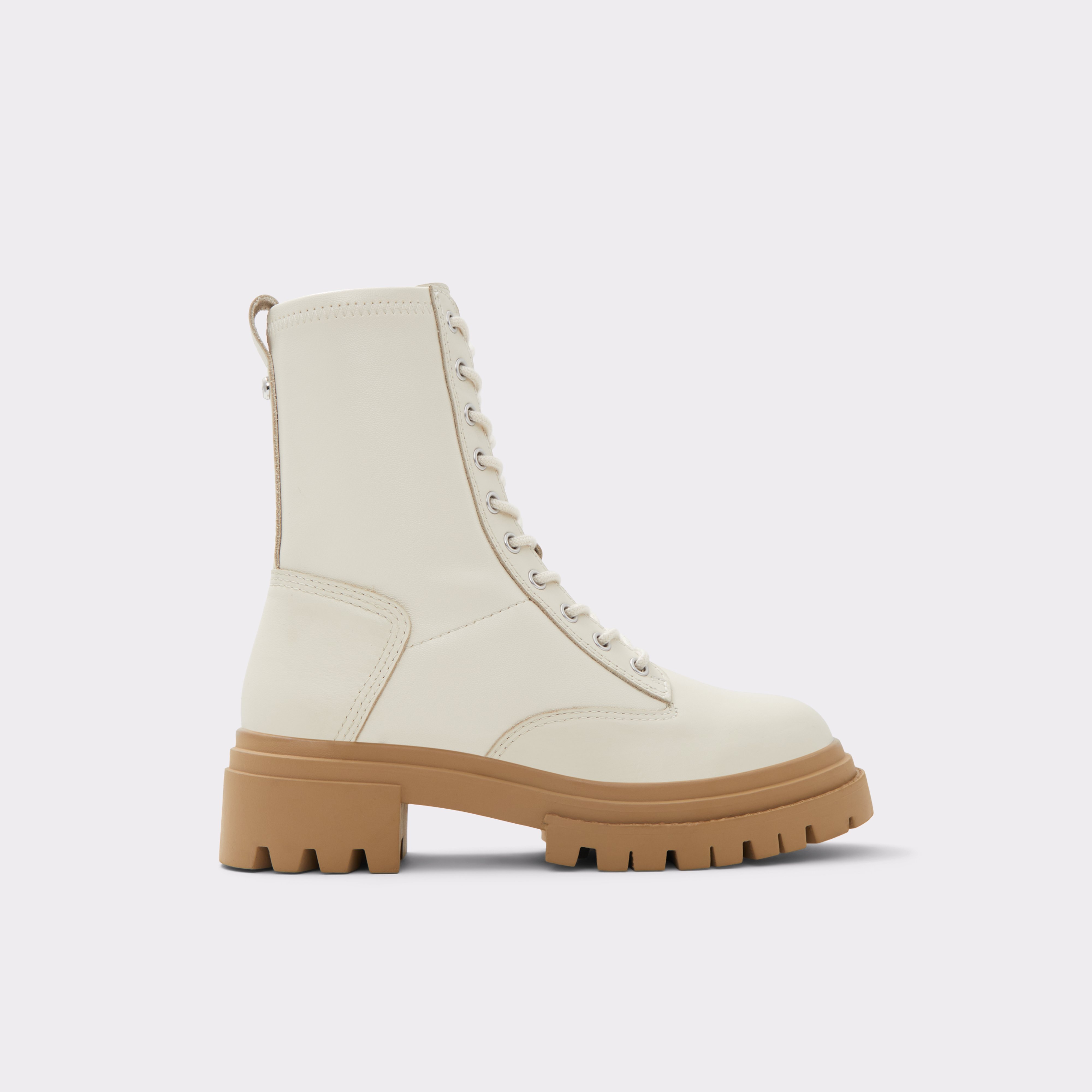 Nane White Overflow Women's Combat boots | ALDO US