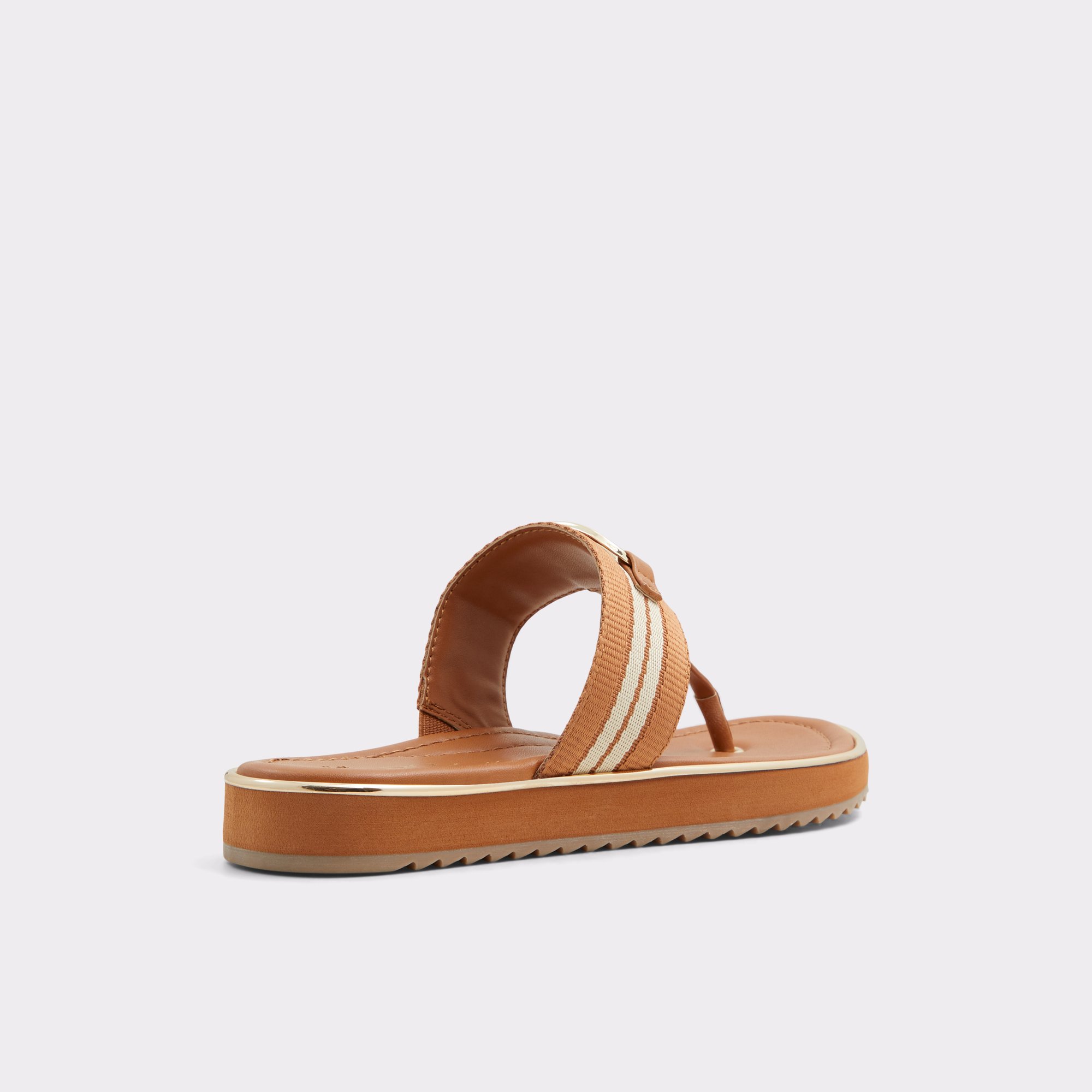 Nesien Medium Brown Women's Flat Sandals | ALDO Canada