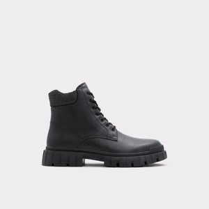 알도 ALDO Newfield Black Leather Smooth Mens Winter boots