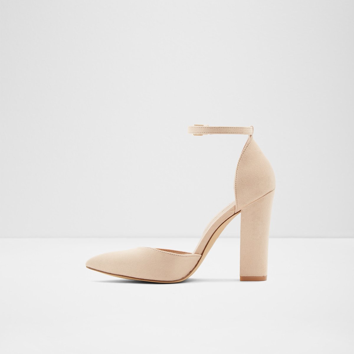 aldo nicholes block heel court shoes