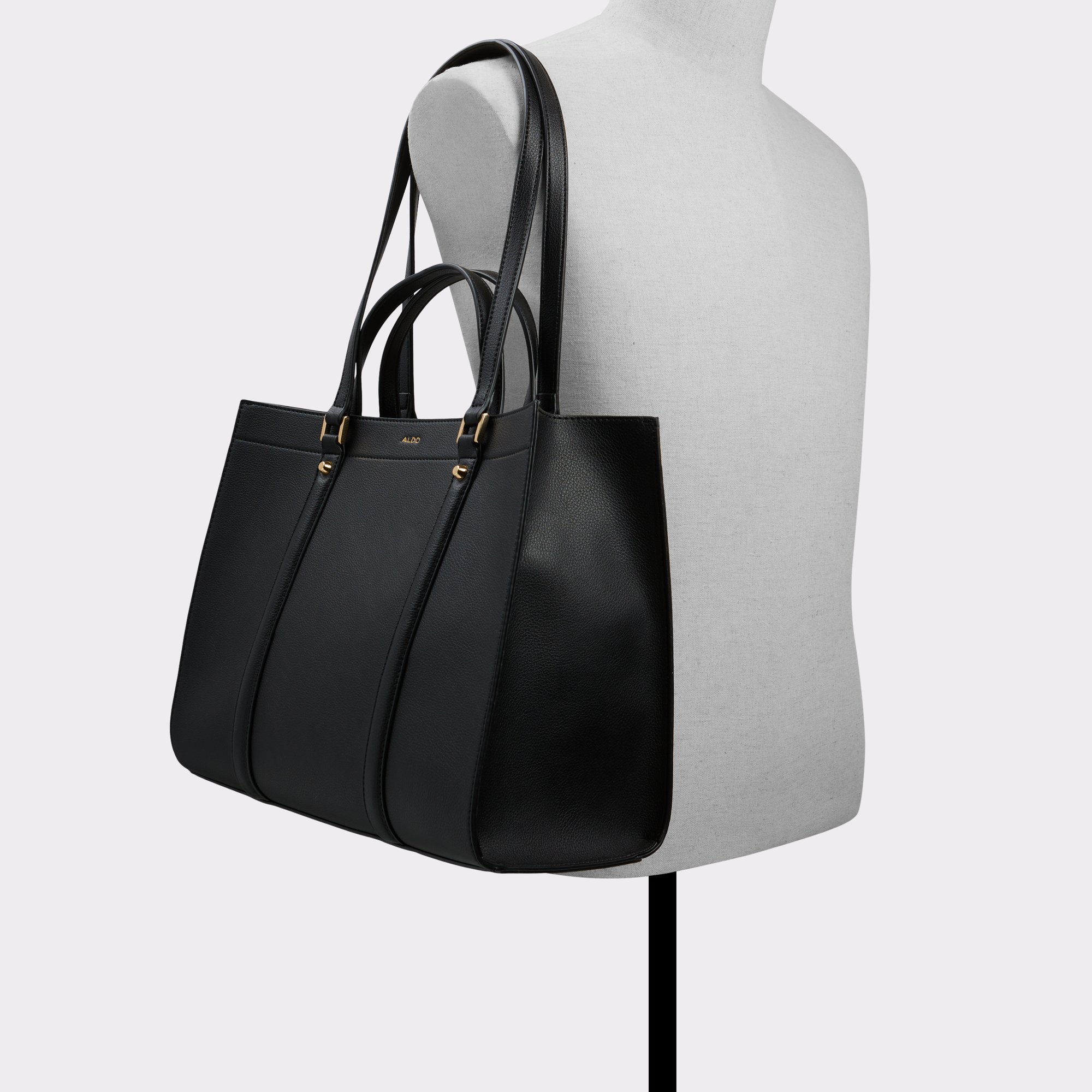 Ninetonine Black Synthetic Pebble Women's Tote & Satchel bags | ALDO Canada