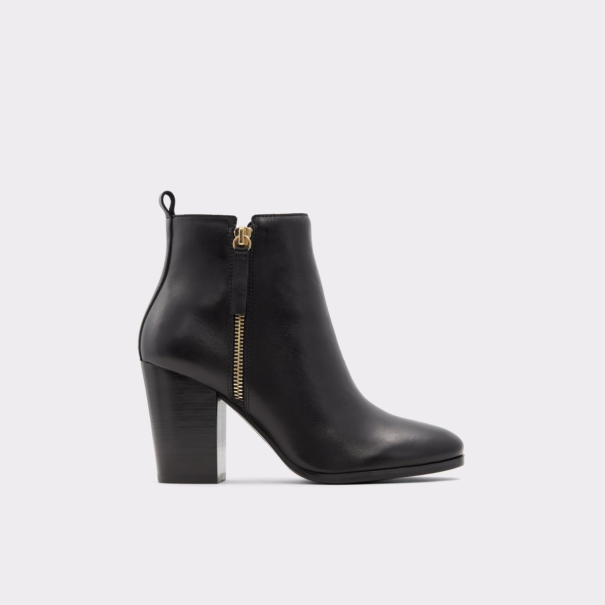 Noemieflex Black Leather Smooth Women's Ankle boots | ALDO Canada