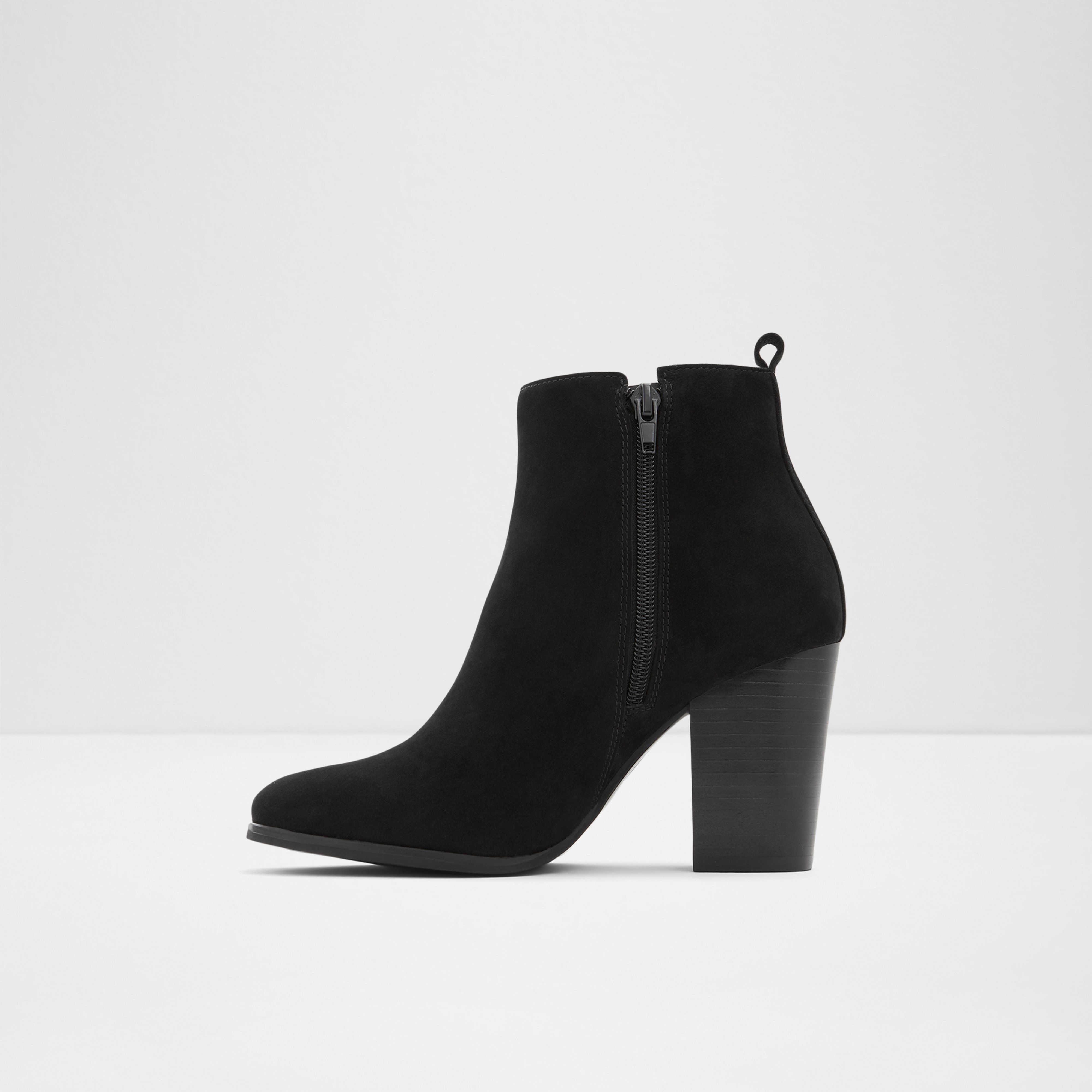 Noemieflex Black Leather Nubuck Women's Ankle Boots | ALDO US