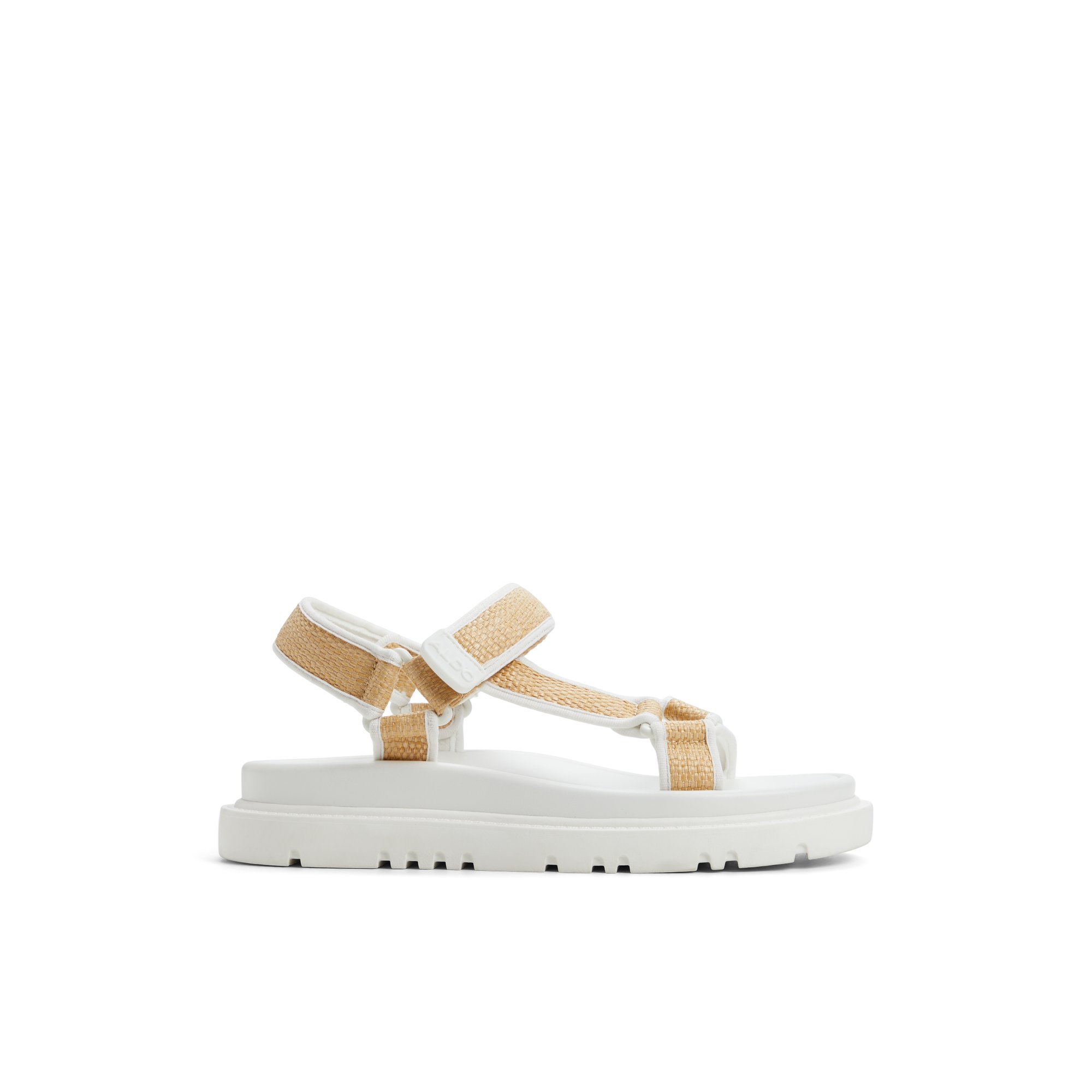 ALDO Oceana - Women's Footbed Sandal Sandals - Beige, Size 5