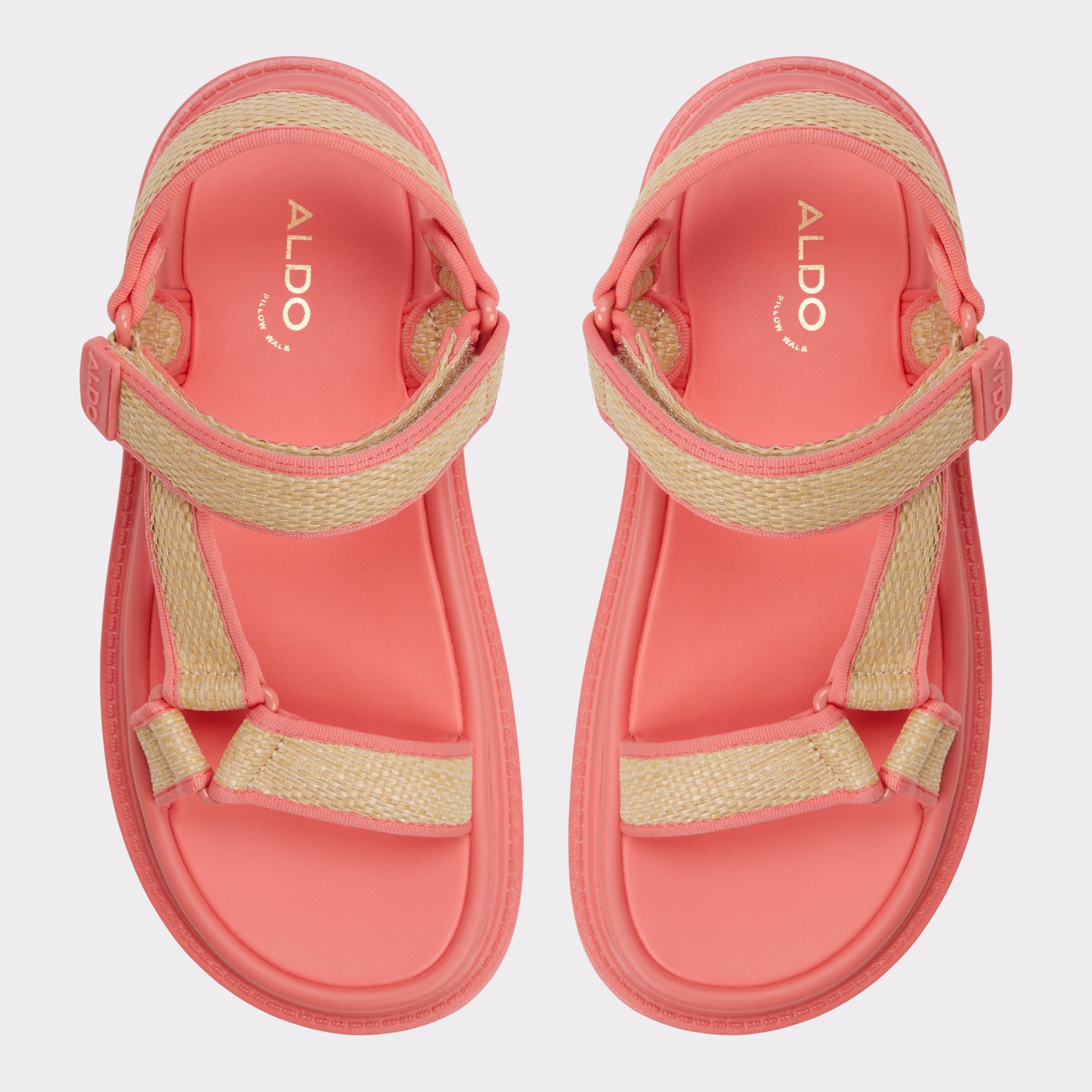 Oceana Corail Femmes Sandales a assise plantaire | ALDO Canada
