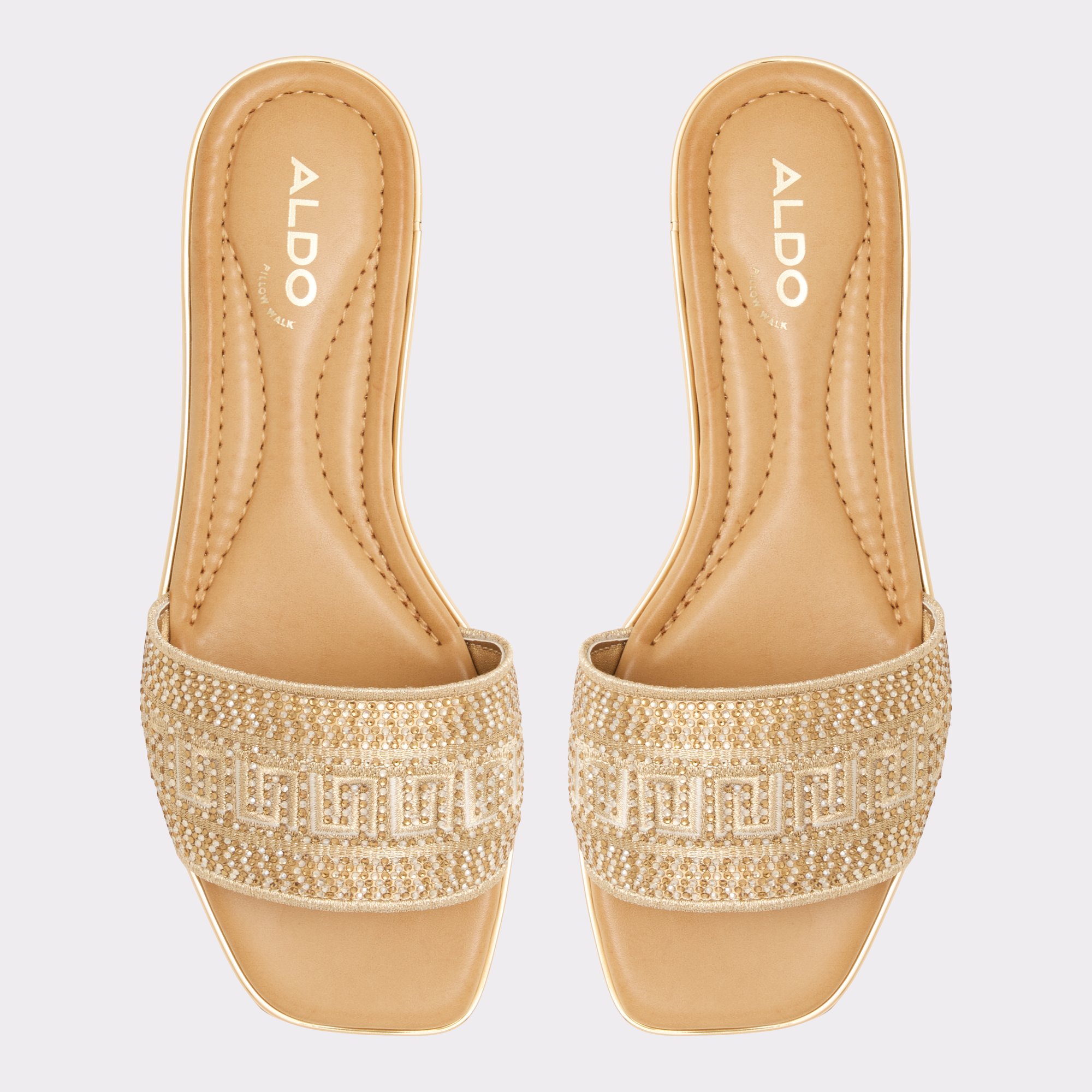 Oceania Gold Women's Flat Sandals | ALDO Canada