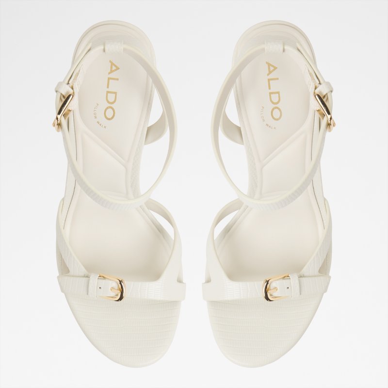 onaonwan sandalia de mujer-blanco_6white