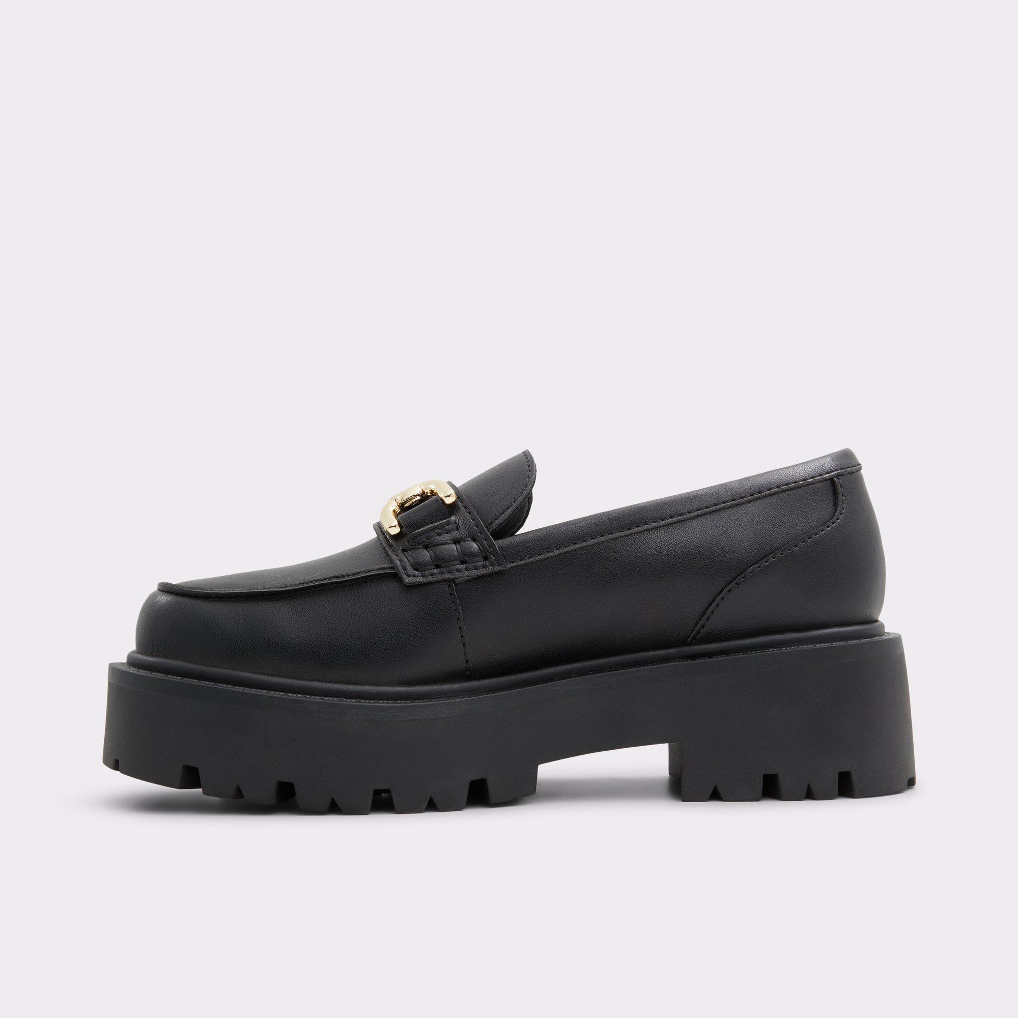 Oneameth Black Synthetic Smooth Women's Loafers & Oxfords | ALDO Canada