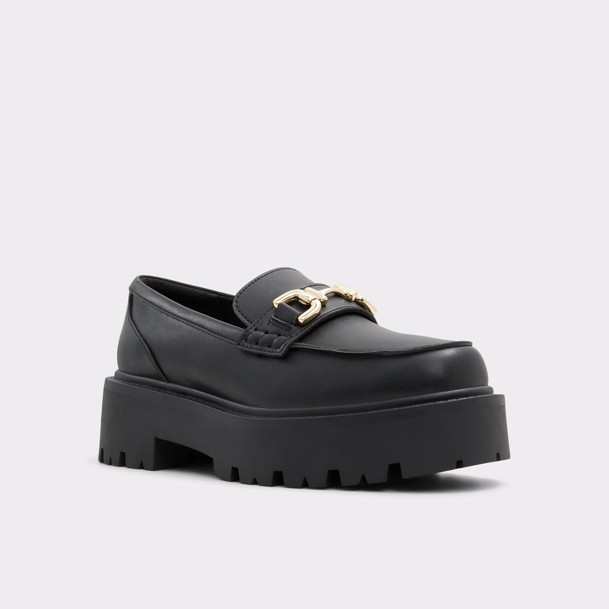 Oneameth Black Synthetic Smooth Women's Loafers & Oxfords | ALDO Canada