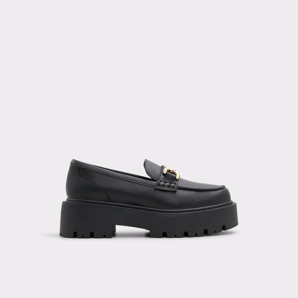 Oneameth Black Synthetic Smooth Women's Loafers & Oxfords | ALDO Canada