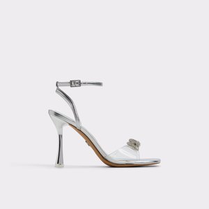【ALDO】メタリック&サテン☆Kirri☆ストラップ・ヒールサンダル ALDO】メタリック&サテン☆Kirri☆ストラップ・ヒールサンダル