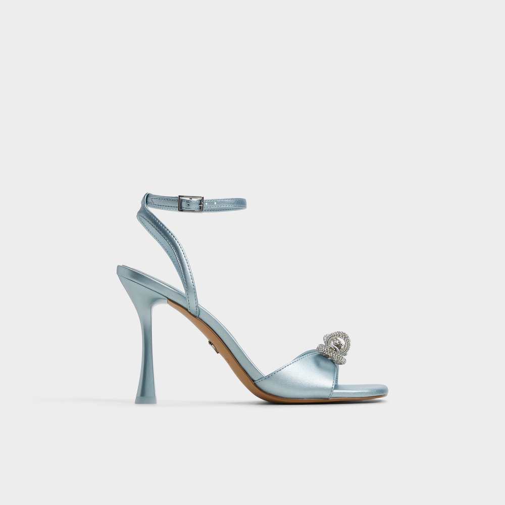 aldo blue heels