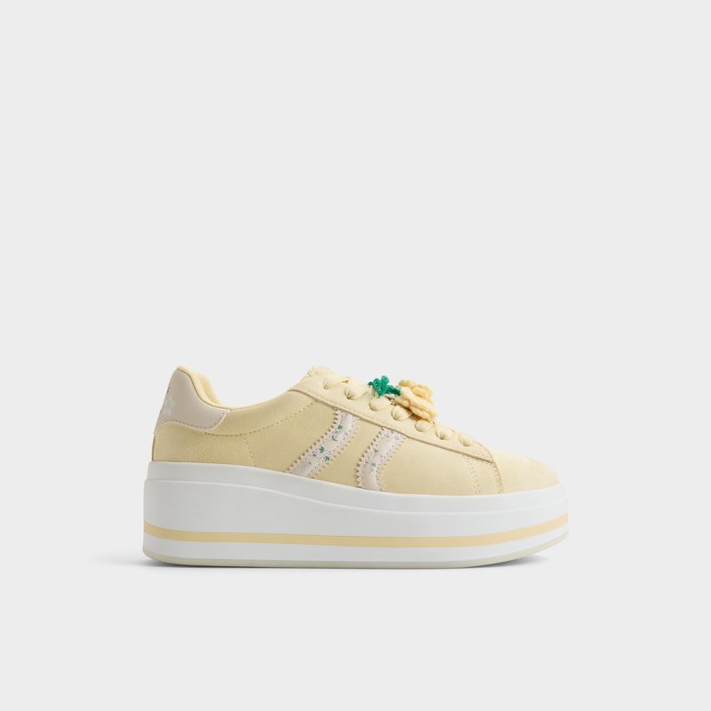 Paotlan zapatos deportivo de mujer – 7, amarillo