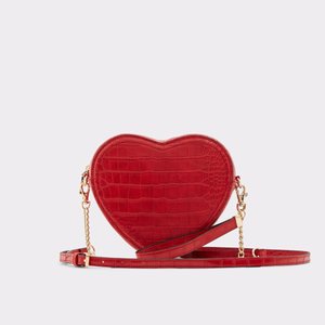 red aldo purse