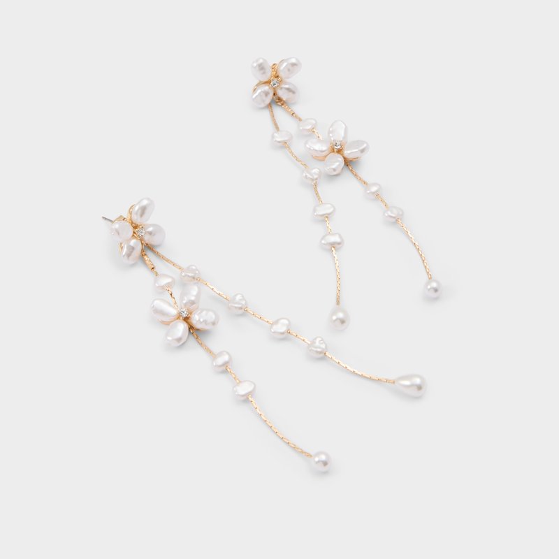 pearlora arete de mujer-blanco_white