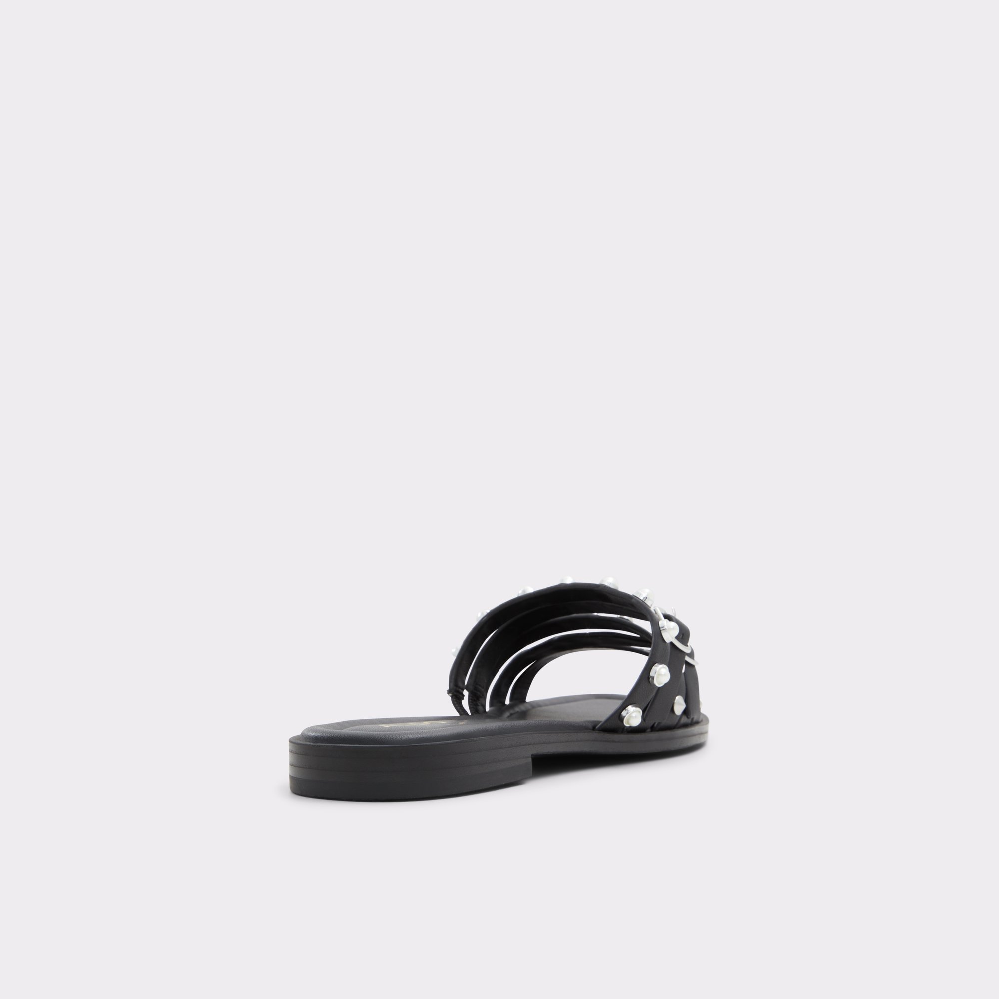 Pearlyne Black Women's Flat Sandals | ALDO Canada