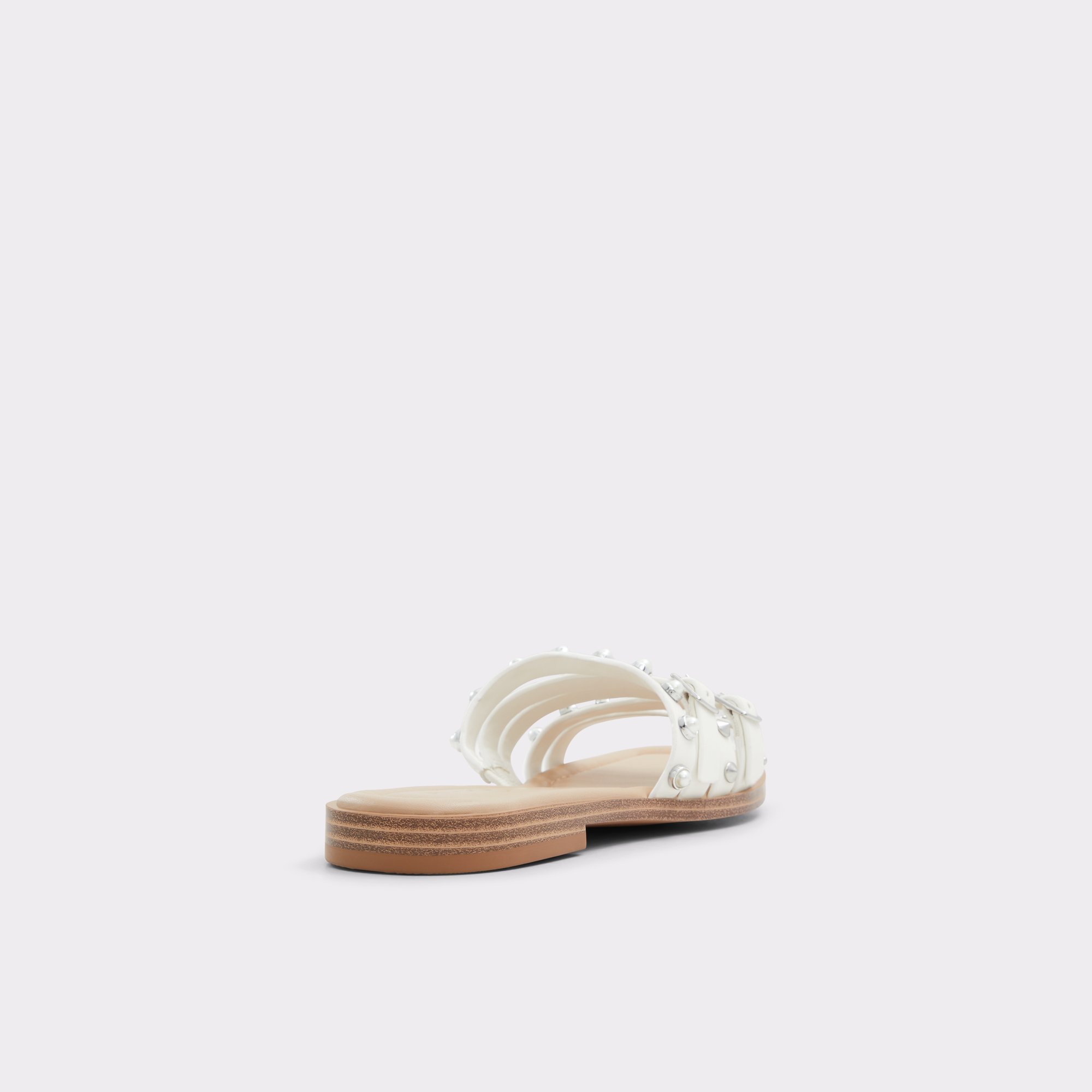 Pearlyne White Women's Flat Sandals | ALDO Canada