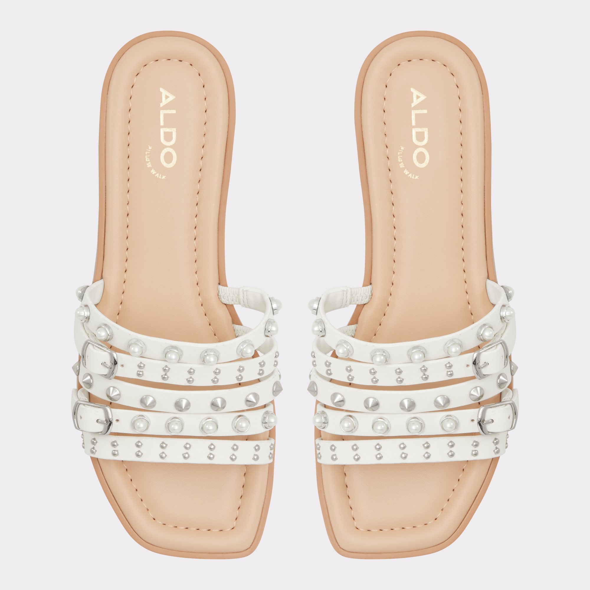 Pearlyne White Women's Flats | ALDO Canada