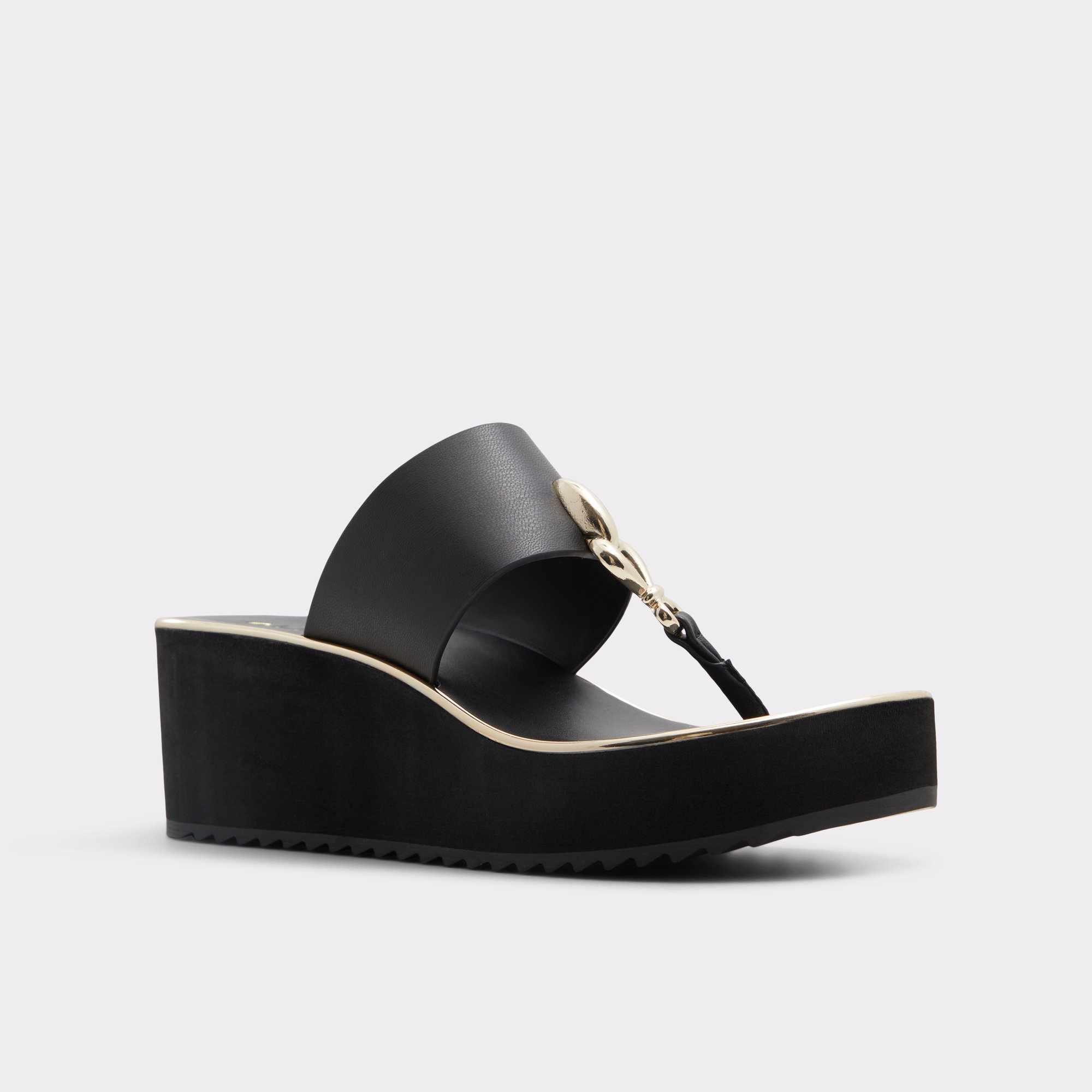 【ALDO】大人気☆Penelopy☆プラットフォーム・Tトングサンダル Penelopy Black Women's Platforms & Wedges | ALDO Canada