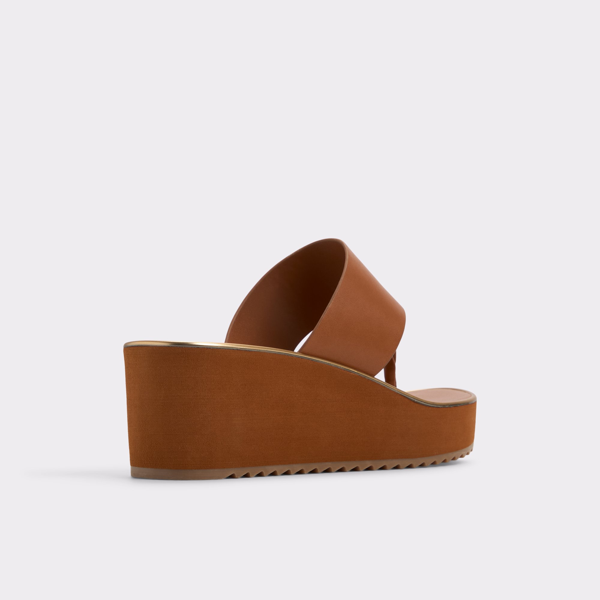 ALDO●ケオニー ウェッジサンダル - Medium Brown ybylin_brown_210-002-