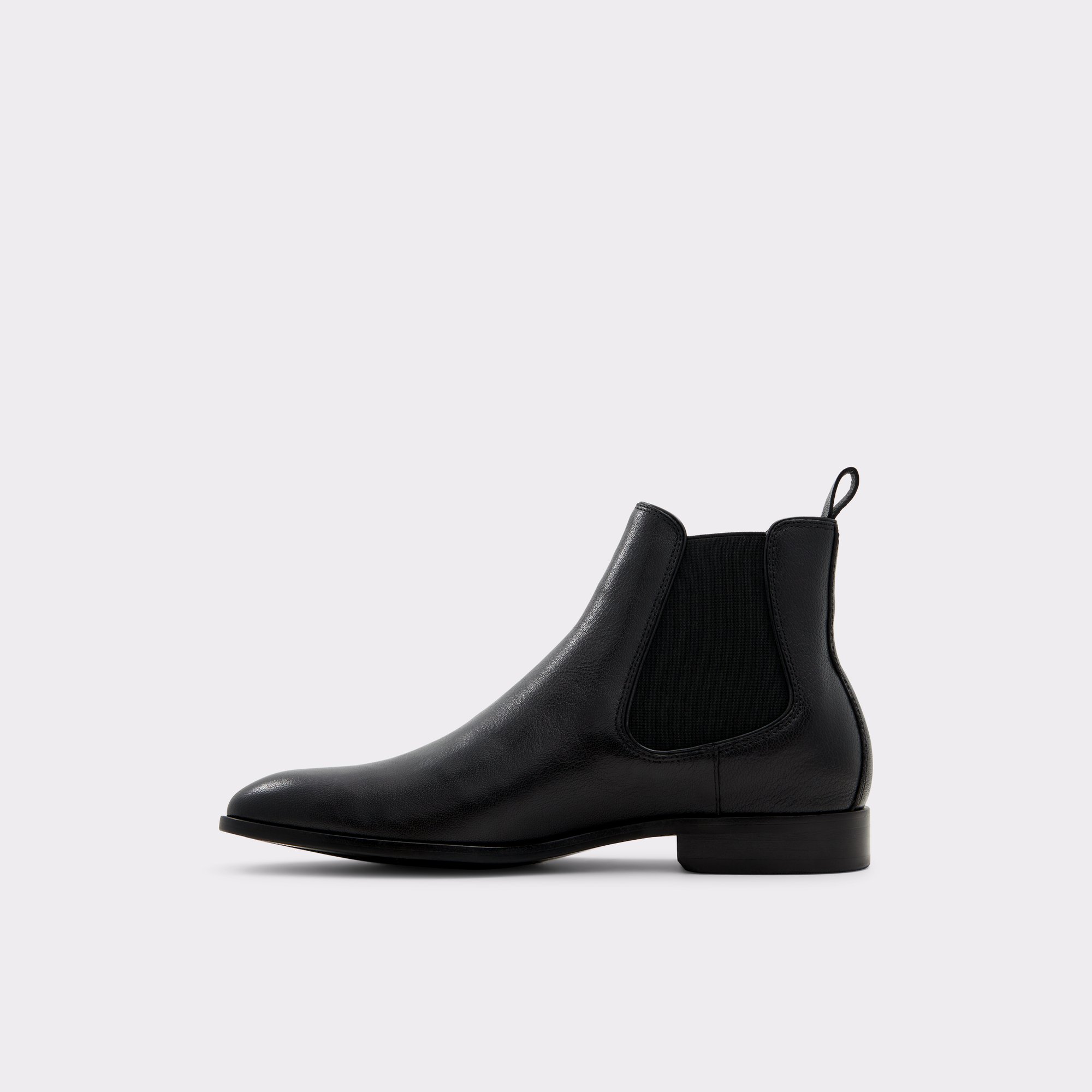 Perth Black Leather Smooth Men's Dress boots | ALDO US