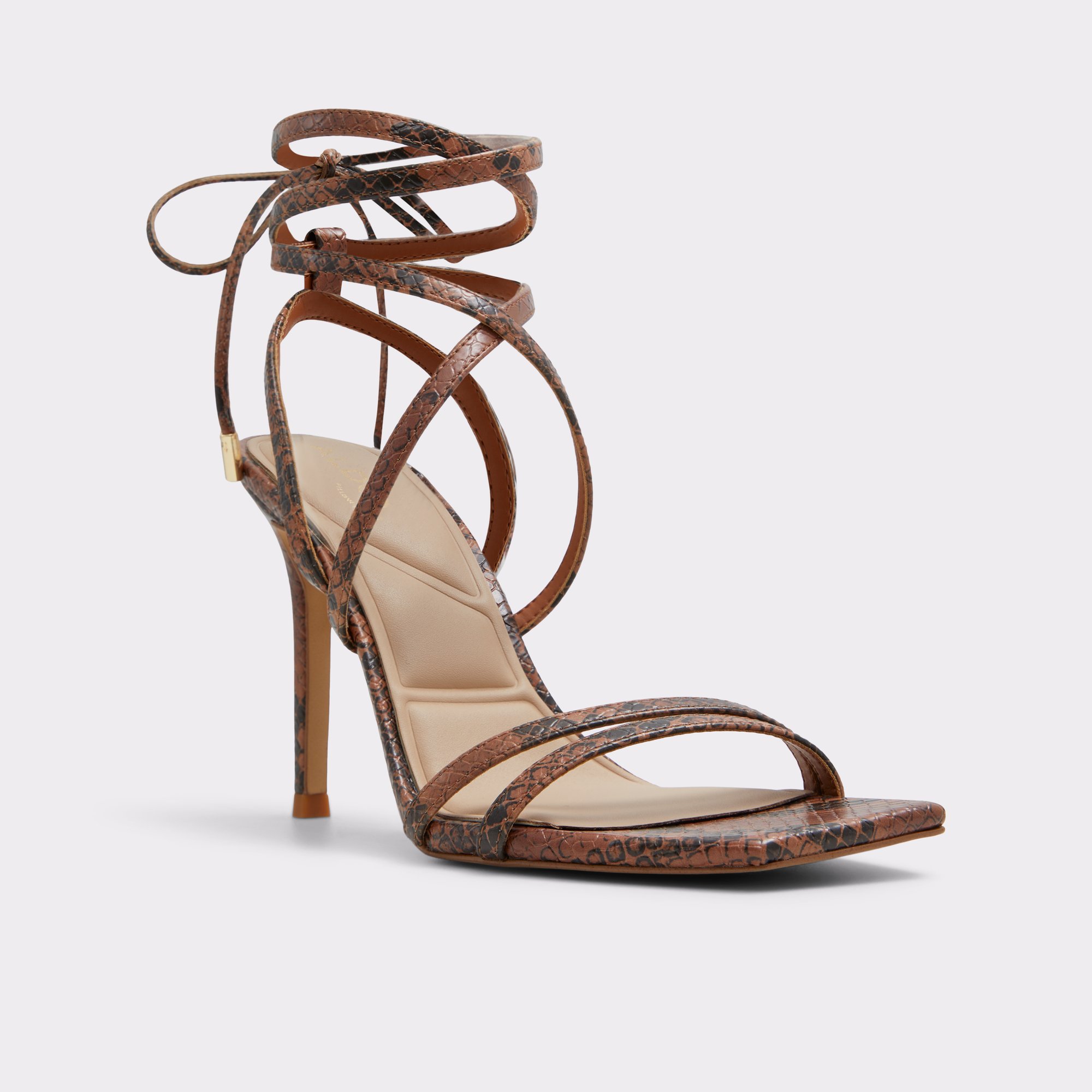 Phaedra Dark Brown Women's High heels | ALDO Canada